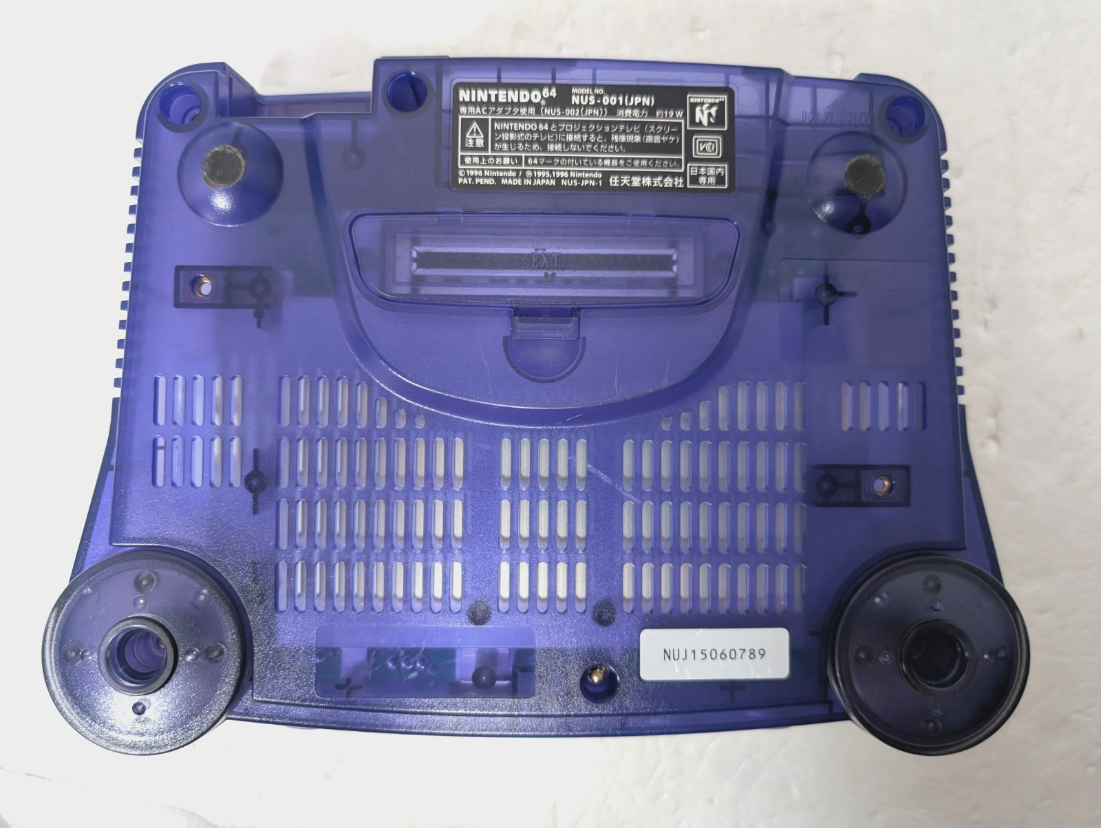 Nintendo 64 Region Free Console Midnight Blue 2controllers japan