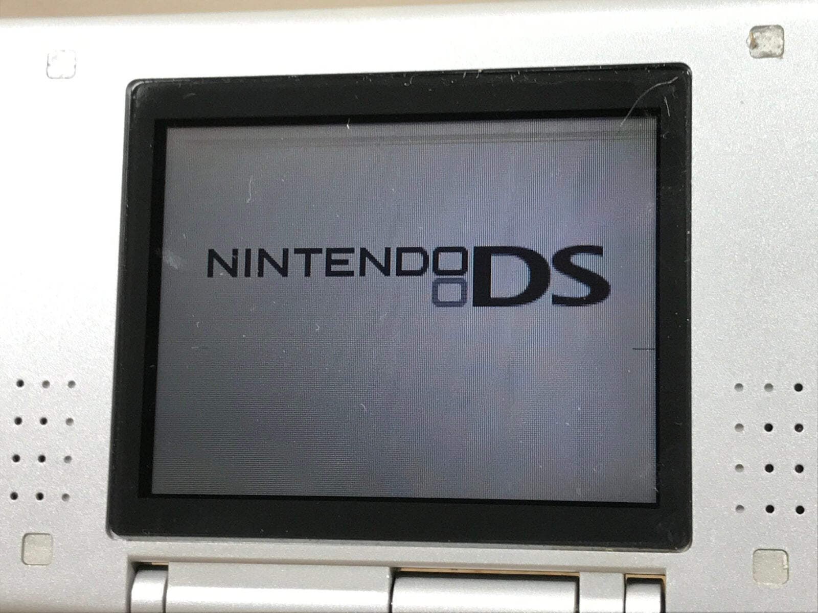 Nintendo DS Platinum Silver Console Nintendo Japan – With Defects LG9508