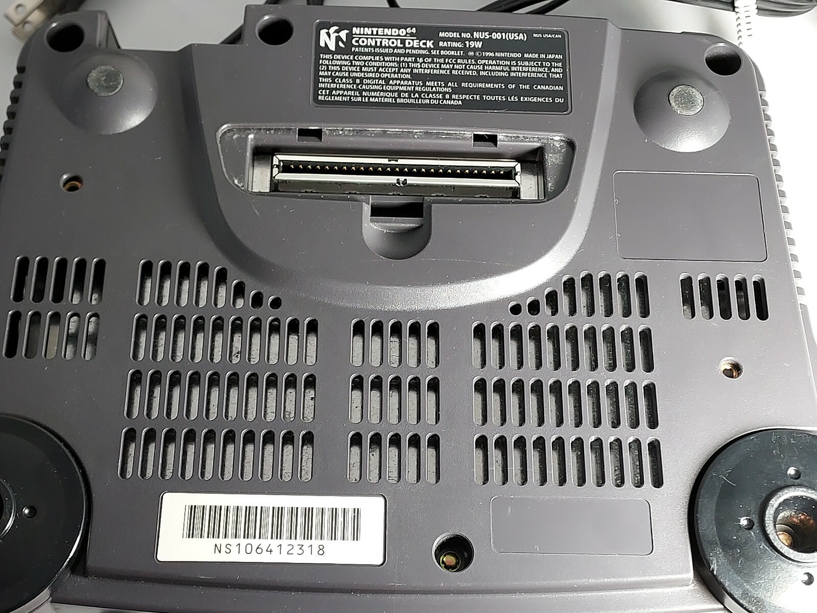 Nintendo 64 Console charcoal gray bundle with 9 games+2 controllers