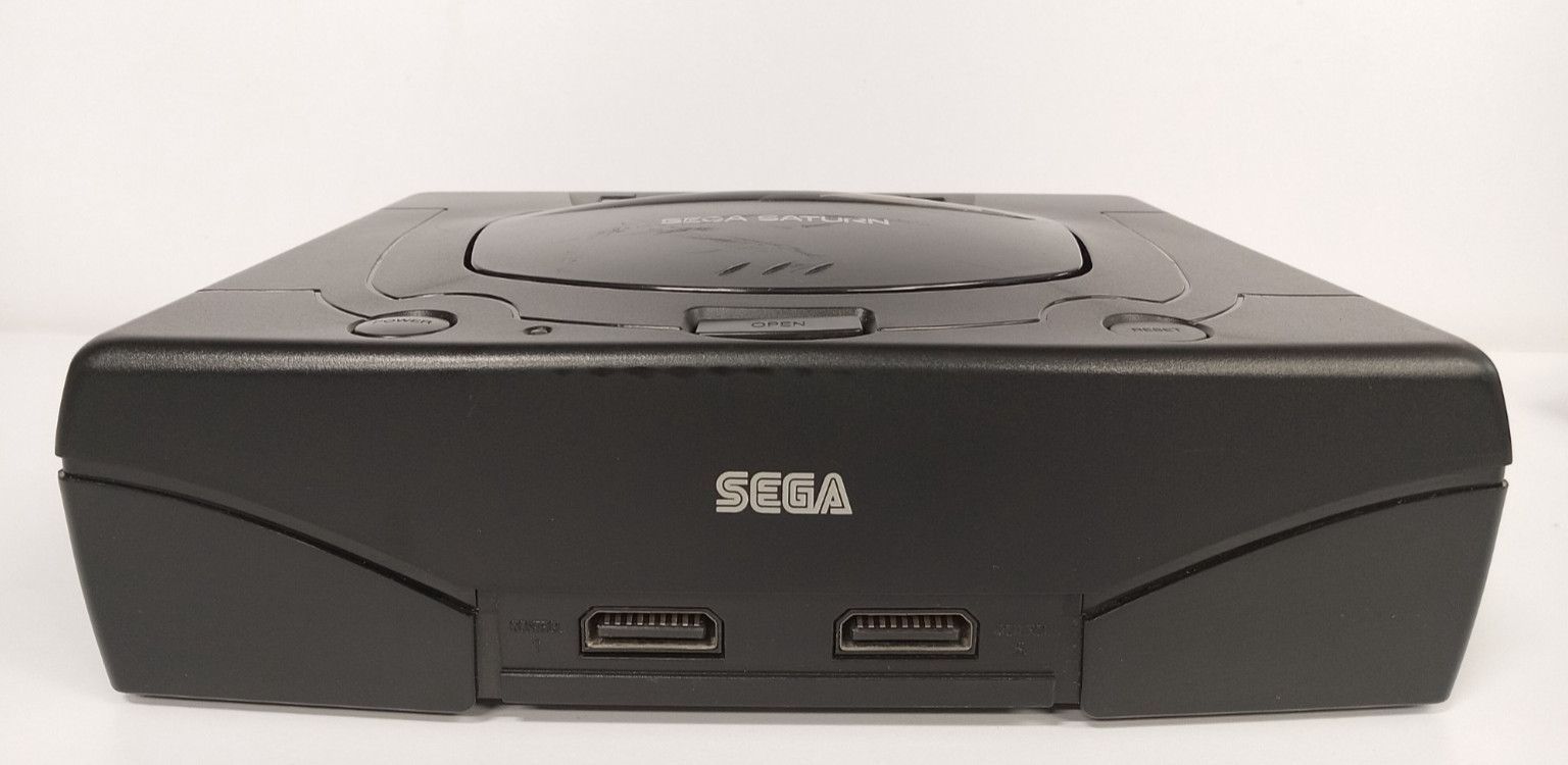 SEGA Saturn Console (MK-80000A) Bundle + 5 Games – Fresh Clock Batt, FF! #2
