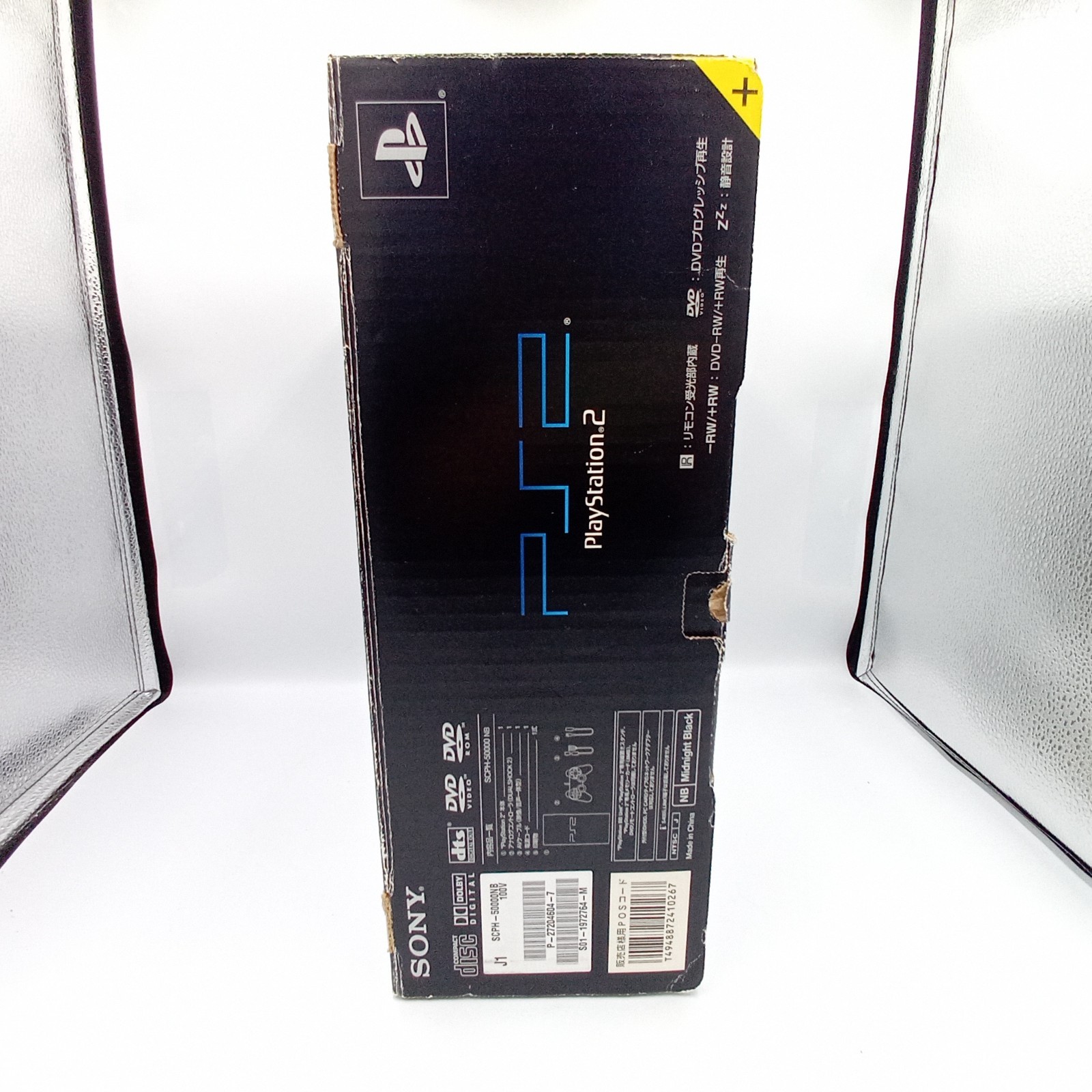 PS2 PlayStation 2 Console Midnight Black SCPH-50000 Boxed & Controller Japanese
