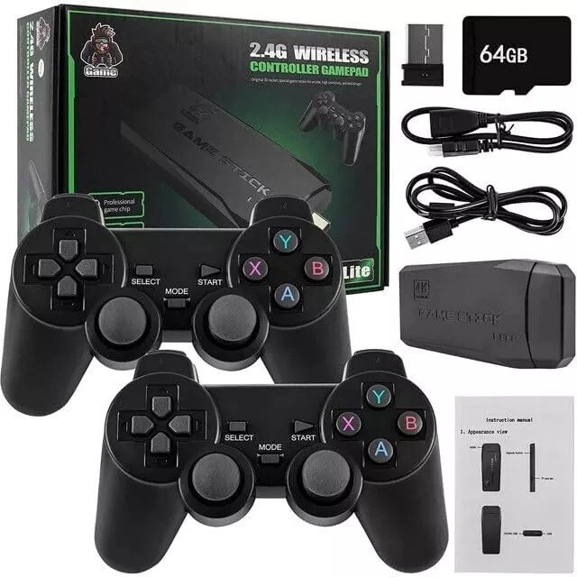 Retro Game Console 4K HDMI Output Plug & Play with 20,000+ Built-in Games