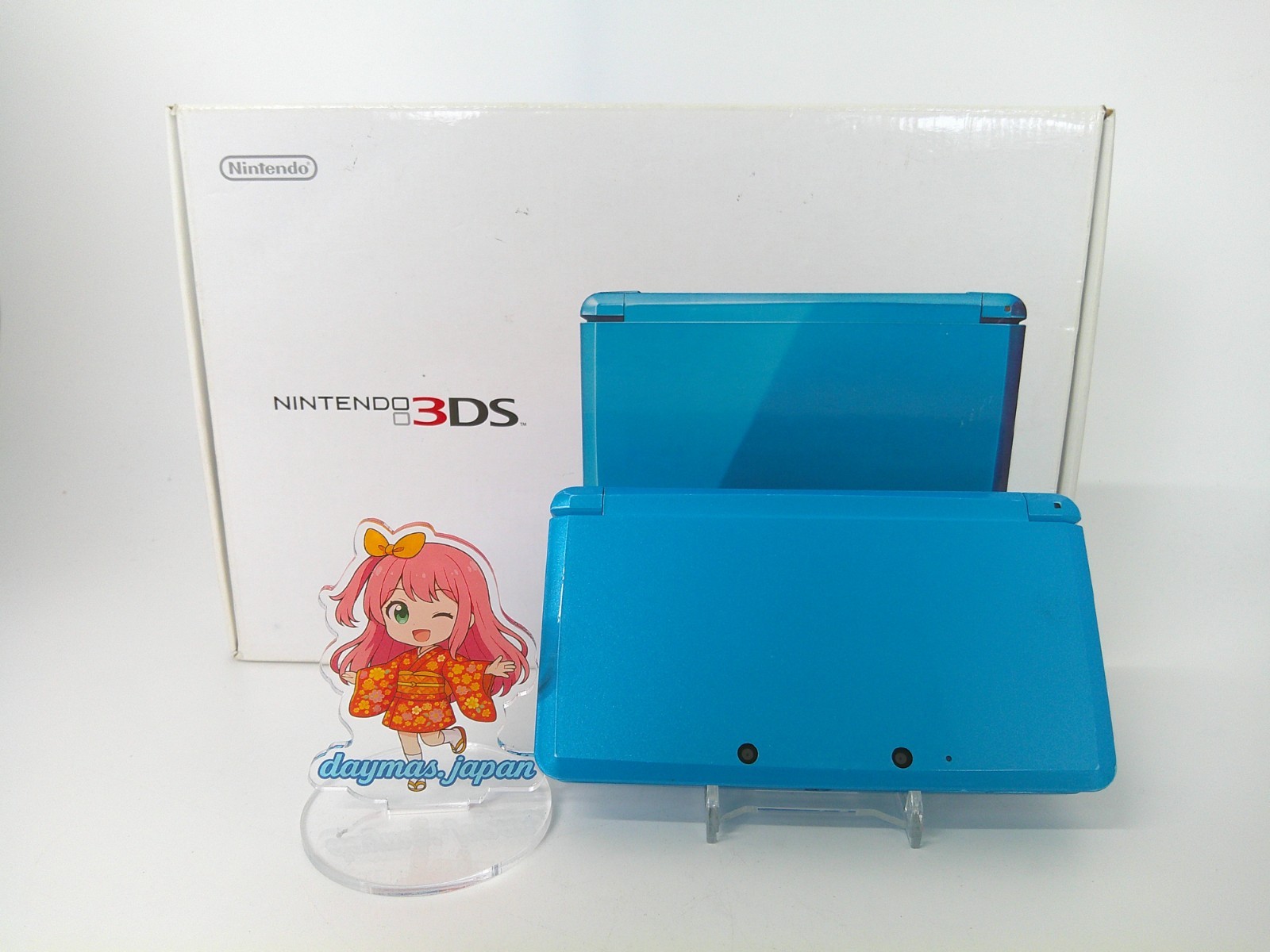 【Excellent】Nintendo 3DS Light Blue Console Japanese Edition #DEN0512/03