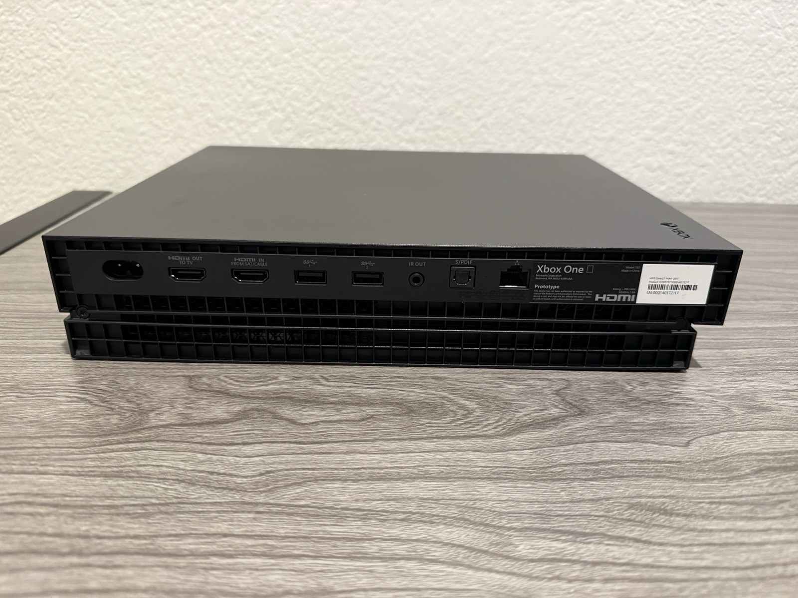 Microsoft Xbox One X 1787 Prototype Dummy Console *READ*
