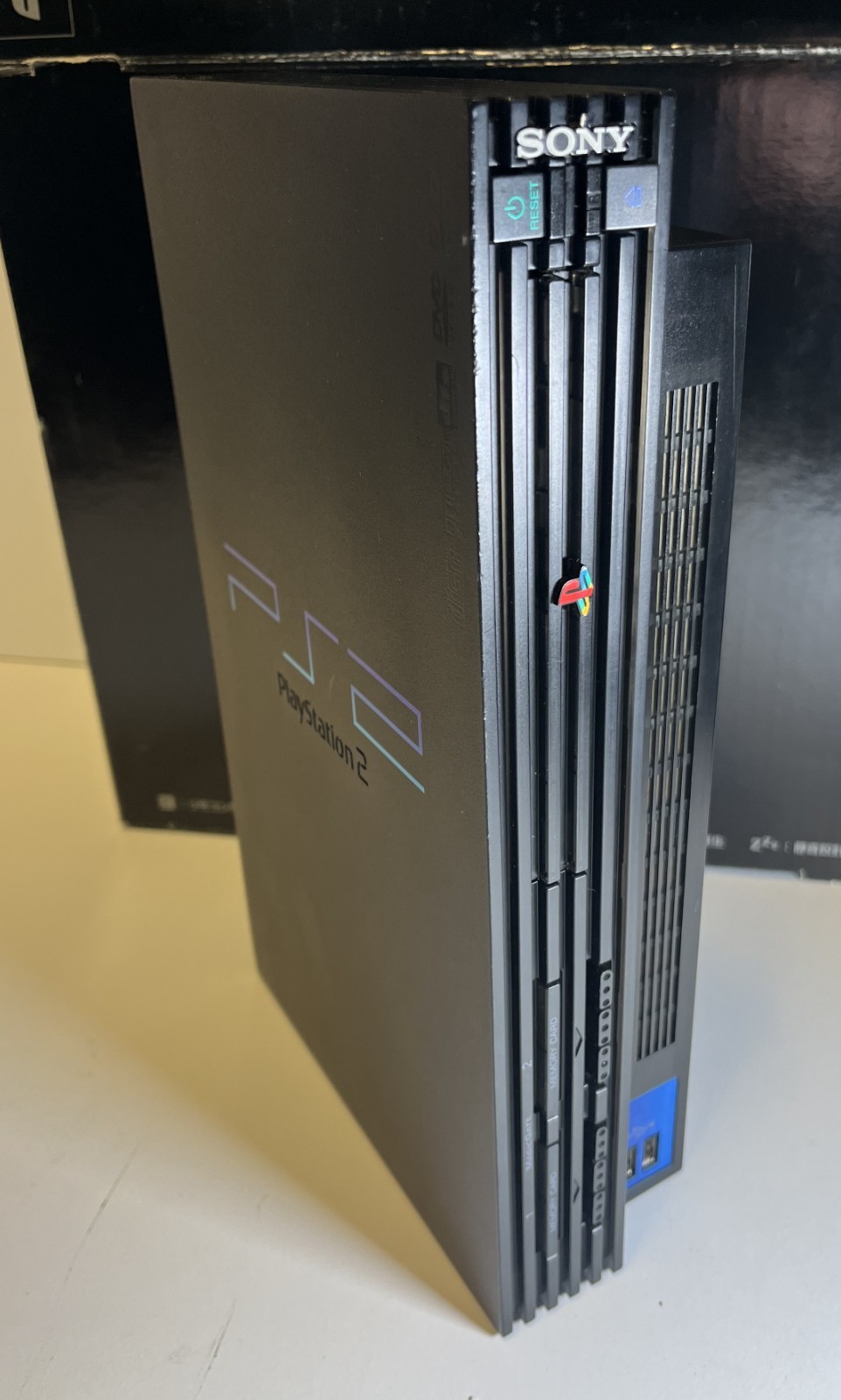PLAYSTATION 2 MIDNIGHT BLACK CONSOLE SCPH-50000 NB JAPAN PS2 2003 TESTED