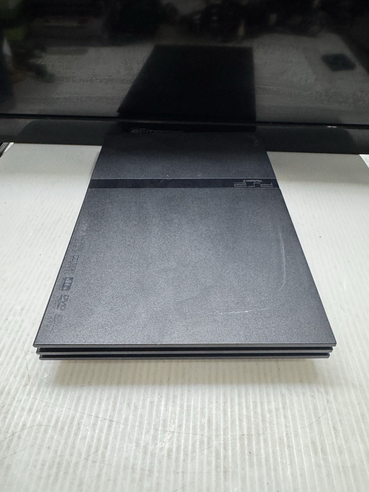 Sony PlayStation 2 Slim Black OEM with 1 Controller, 8MB Memory Card – Tested