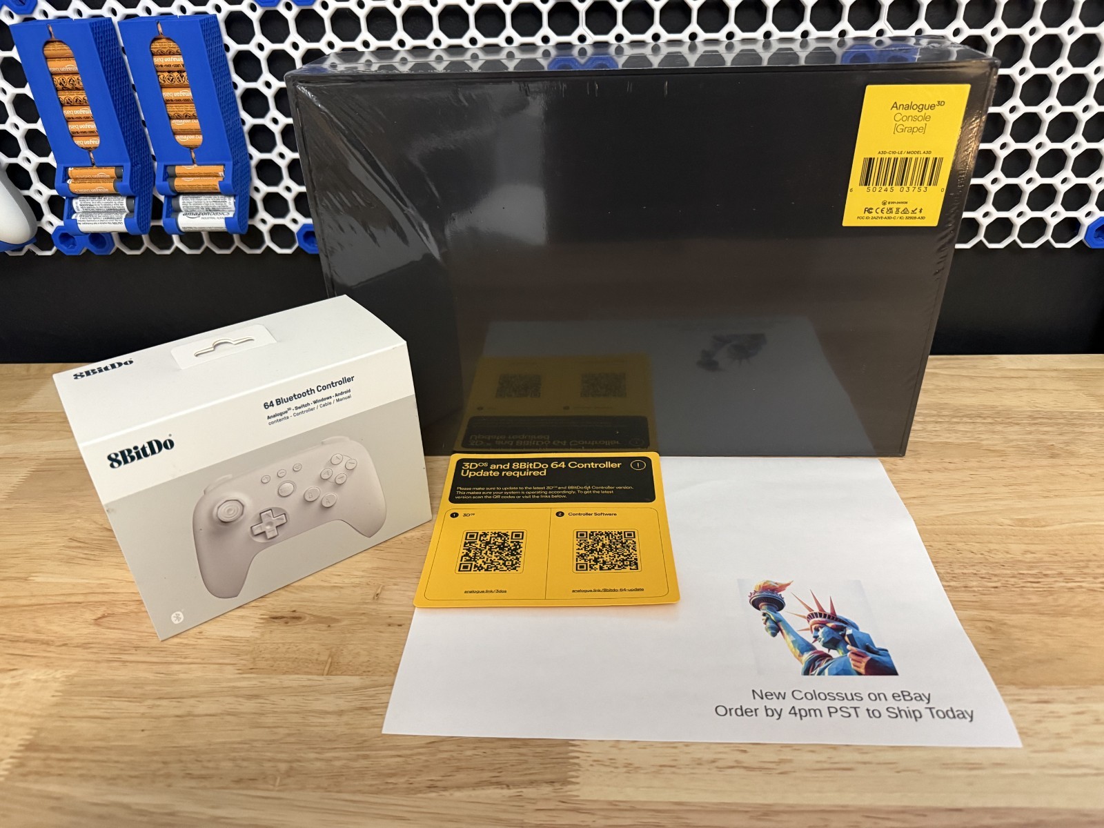Analogue 3D Sealed/New – Grape Purple FPGA N64 Console + Controller – Ships Now