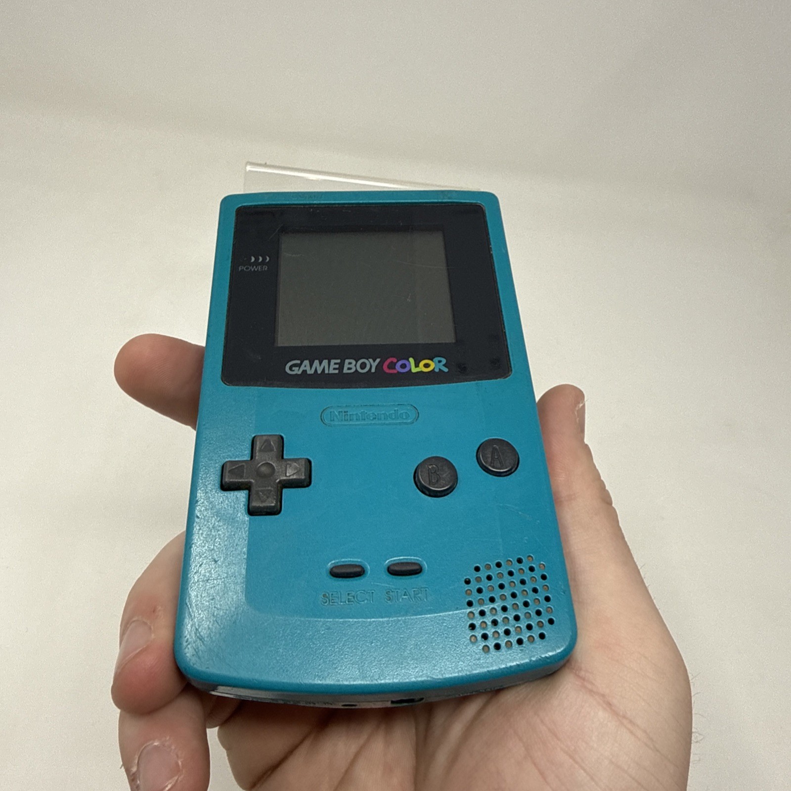 Nintendo Game Boy Color Handheld Game Console – Teal/ Tested/Authentic