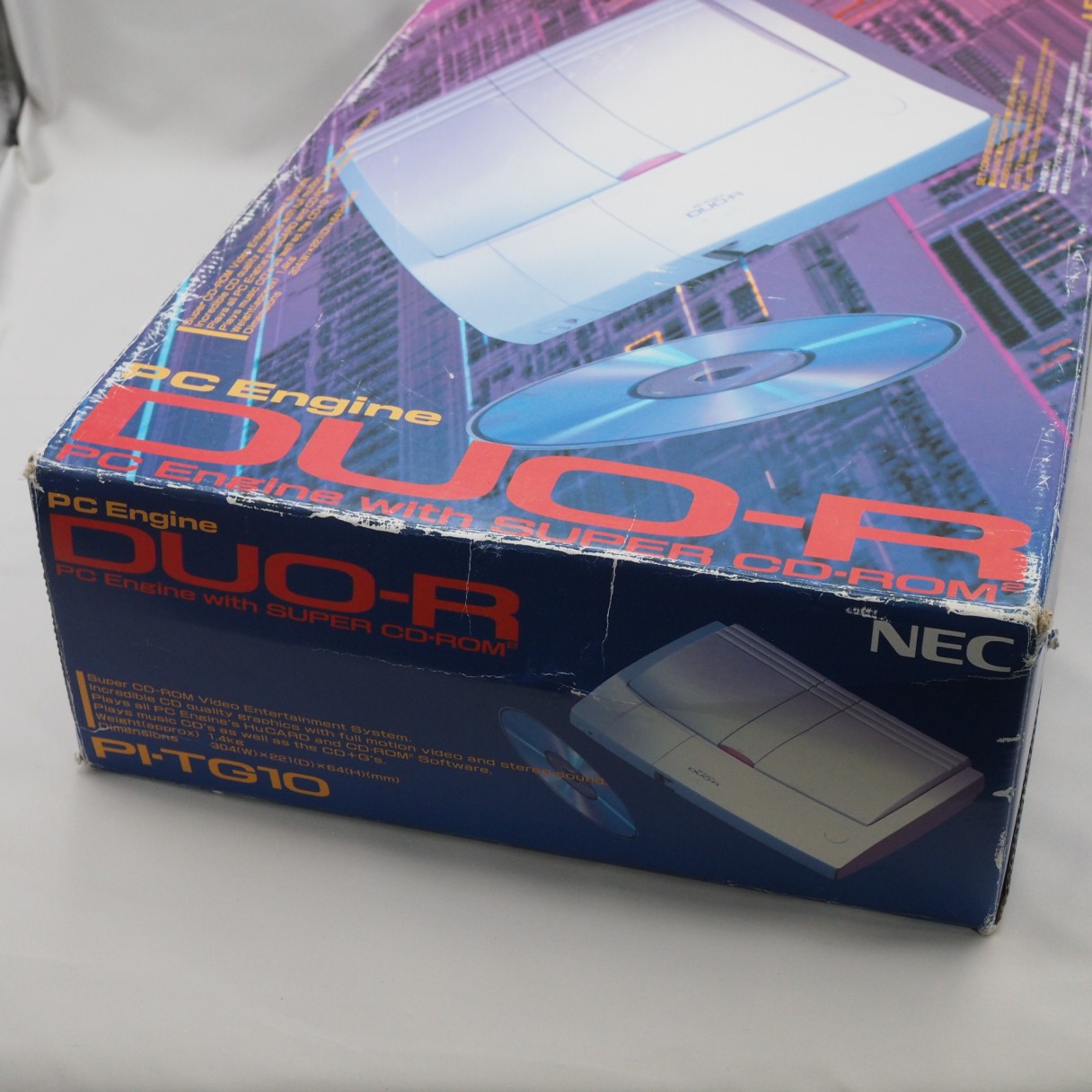 NEC PC Engine DUO-R Console system PI-TG10 Boxed Tested For HuCARD / CD-ROM²