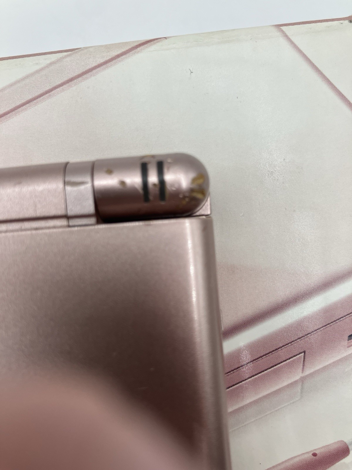 Nintendo DS Lite Metallic Rose w/ Box – FOR PARTS