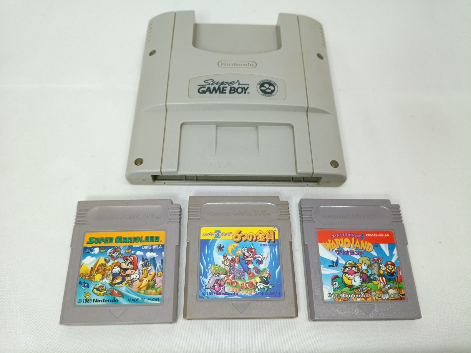 Super Famicom 1chip-01 Console Nintendo Mario Land 1 2 3 Gameboy S-video Tested