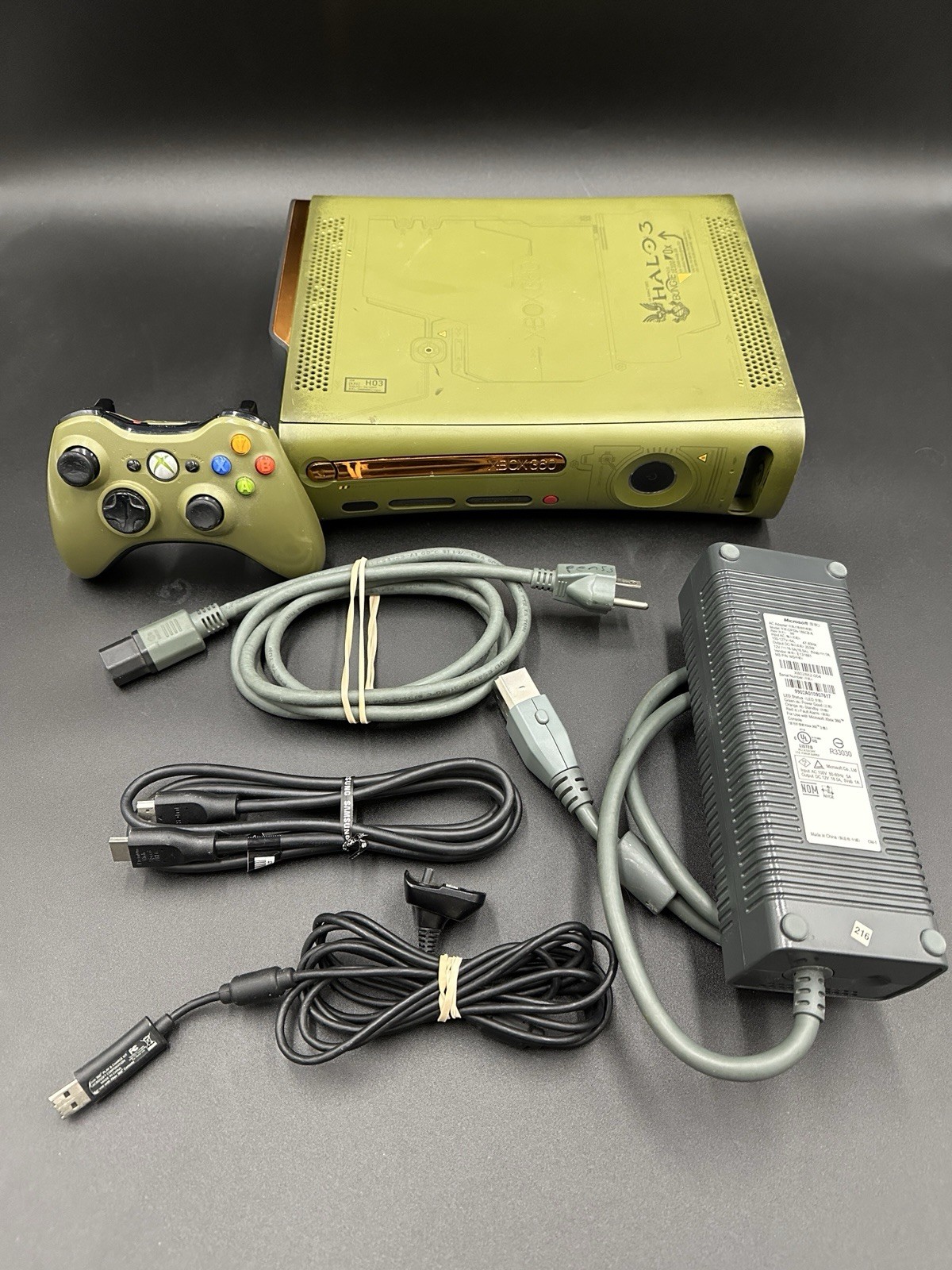 Halo 3 Special Edition Xbox 360 Console Complete w Controller Tested FAST SHIP!!