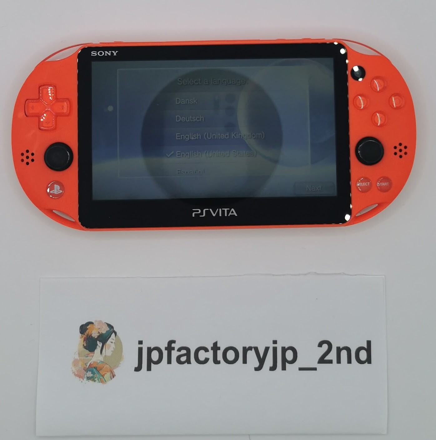 SONY PS Vita PCH-2000 Playstation Console Only Chargers Various Colors