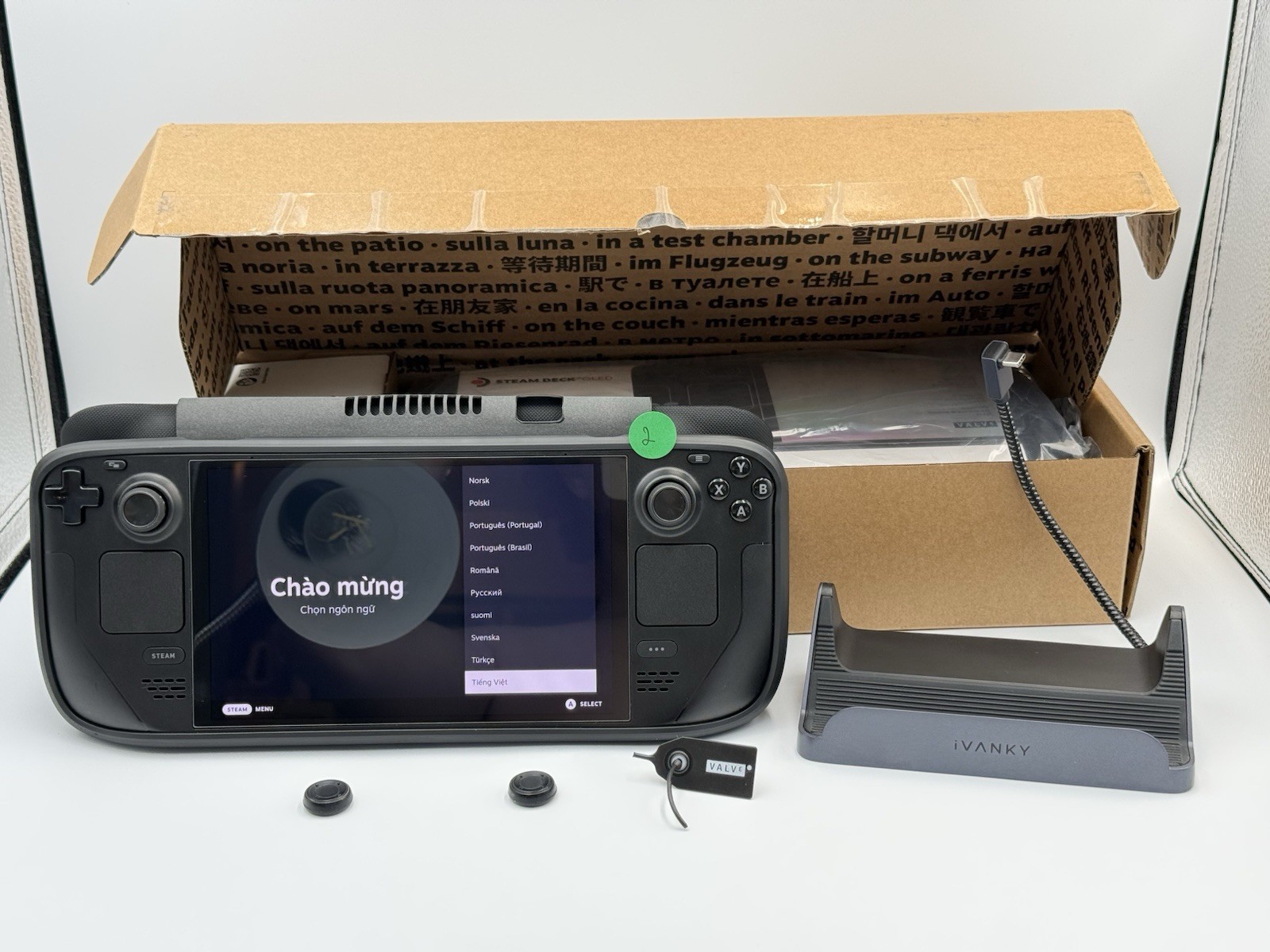 Valve Steam Deck OLED 2TB Handheld Gaming System Box Case Dock Extra Case 2