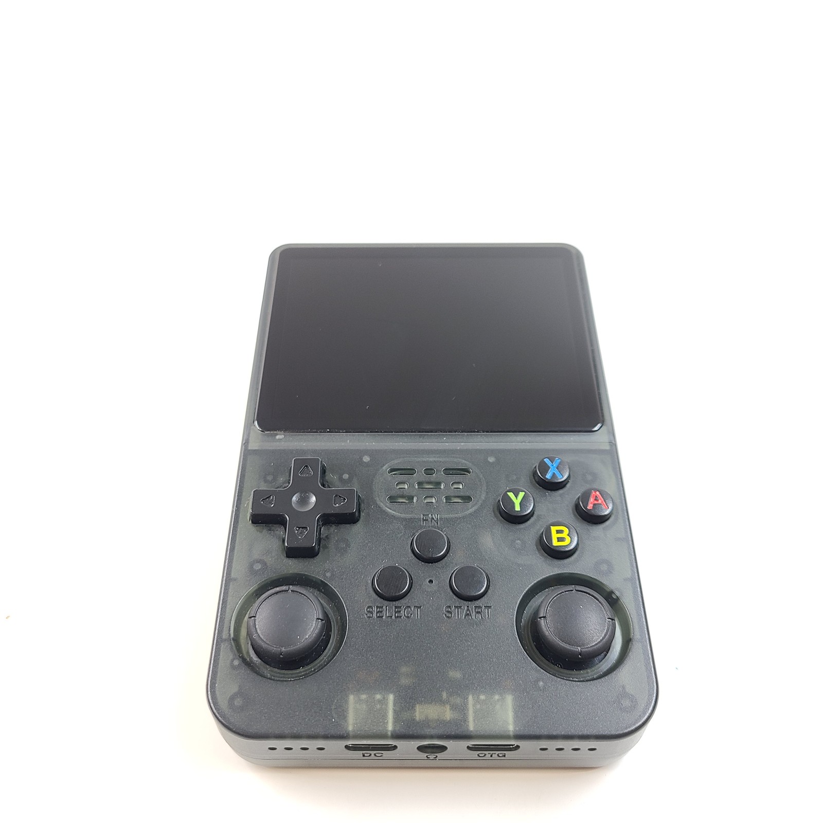 Consola Retro R36S – 3.5″ – Rockchip RK3326 CPU – 1GB RAM – Translucent Gray