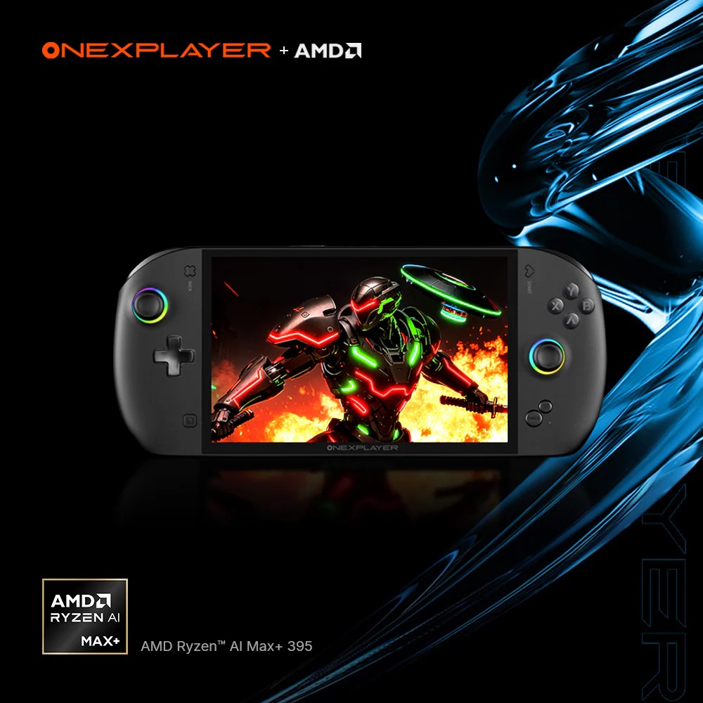 OneXPlayer Onexfly Apex AI MAX+ 395 8″ Handheld Gaming PC Standard Version NEW!