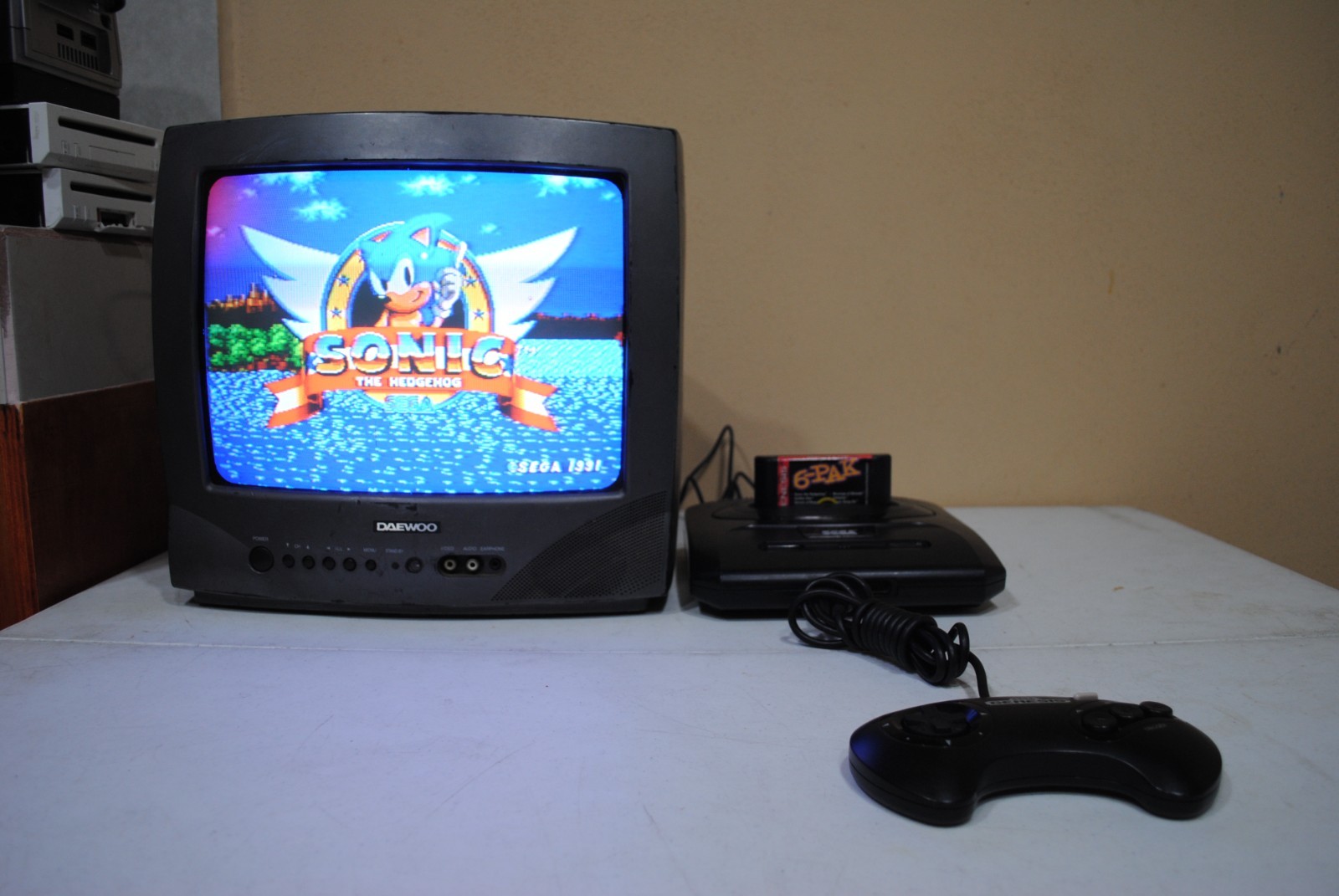 SEGA Genesis Model 2 MK1631 16MB System Console – Black RESET BUTTON NOT WORKING