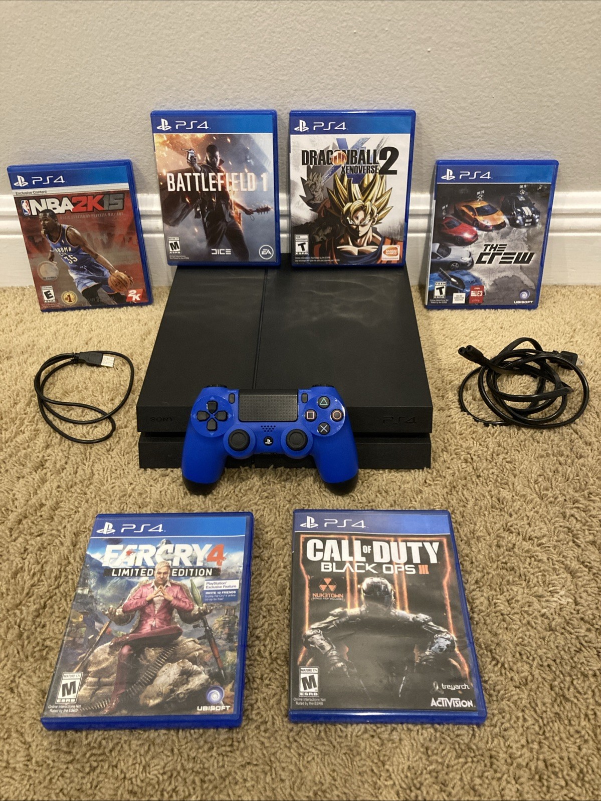 Sony PS4 PlayStation 4 Slim 500GB Black Console Bundle & Games – Tested!