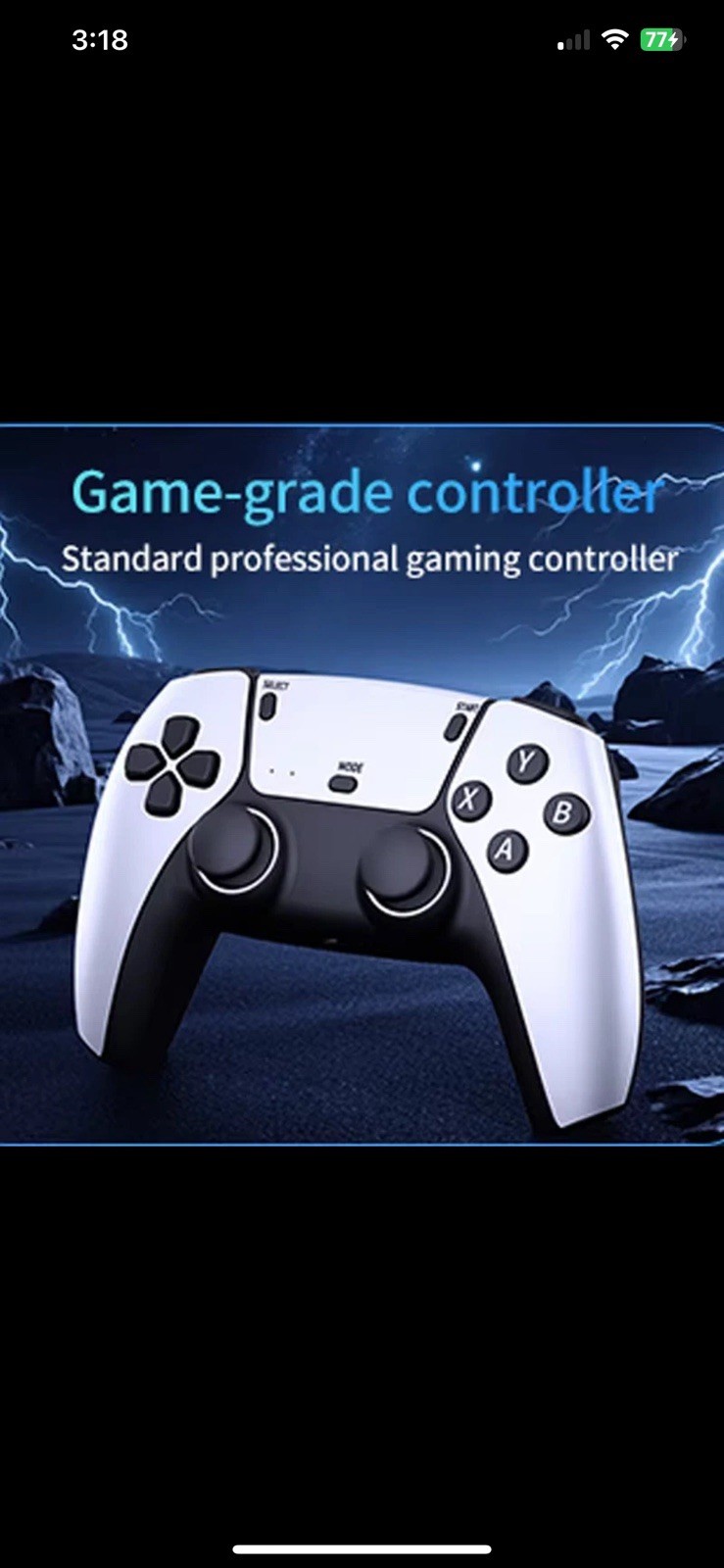 RS5 Game Console Dual Stick 2.4G 2 Wireless Controllers 20000+64GB 2 Joysticks