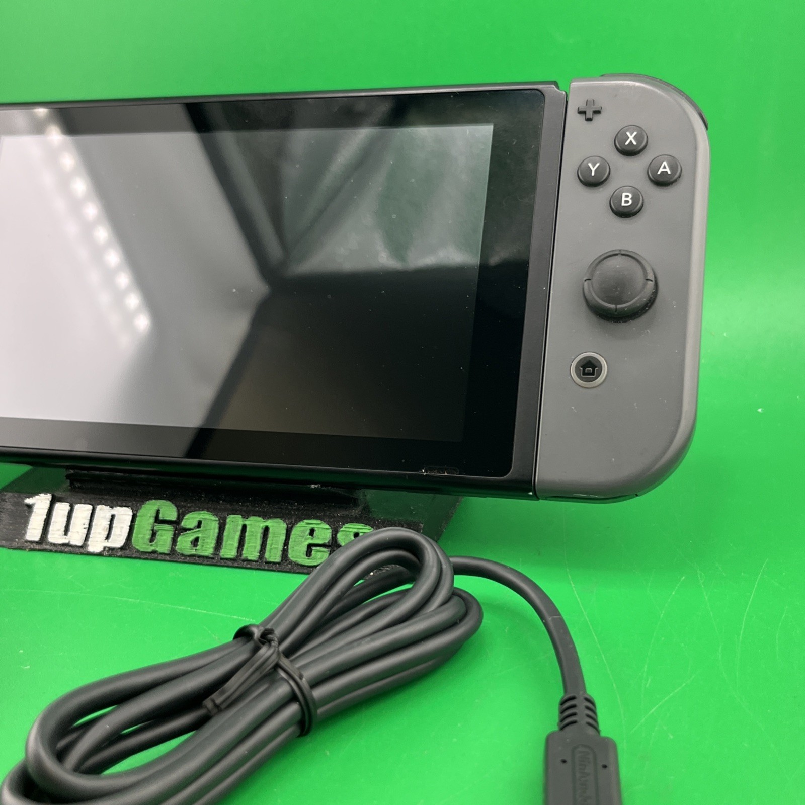 Nintendo Switch Console HAC-001 With Black/Gray Joy-Cons & Charger (T33)