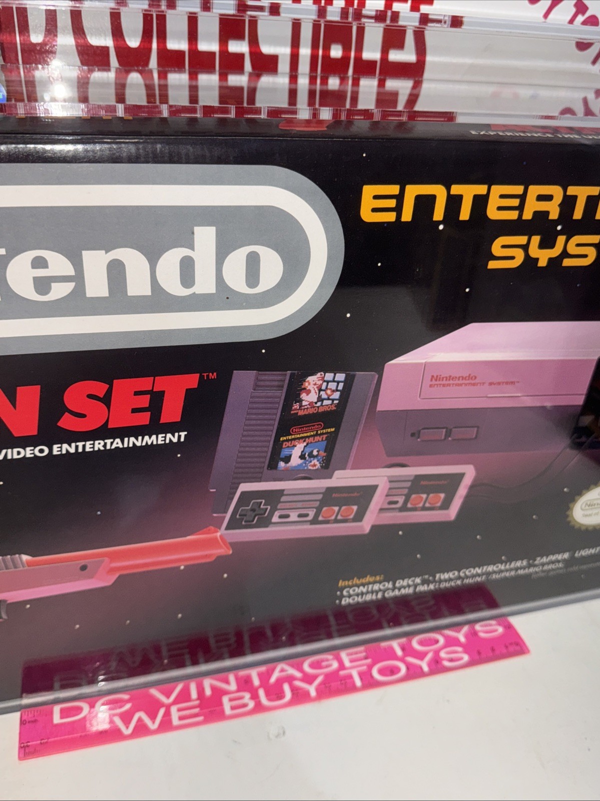 NES Nintendo Action Set Red Zapper System Console VGA Grade 80 + NEW 🔥AFA 🔥
