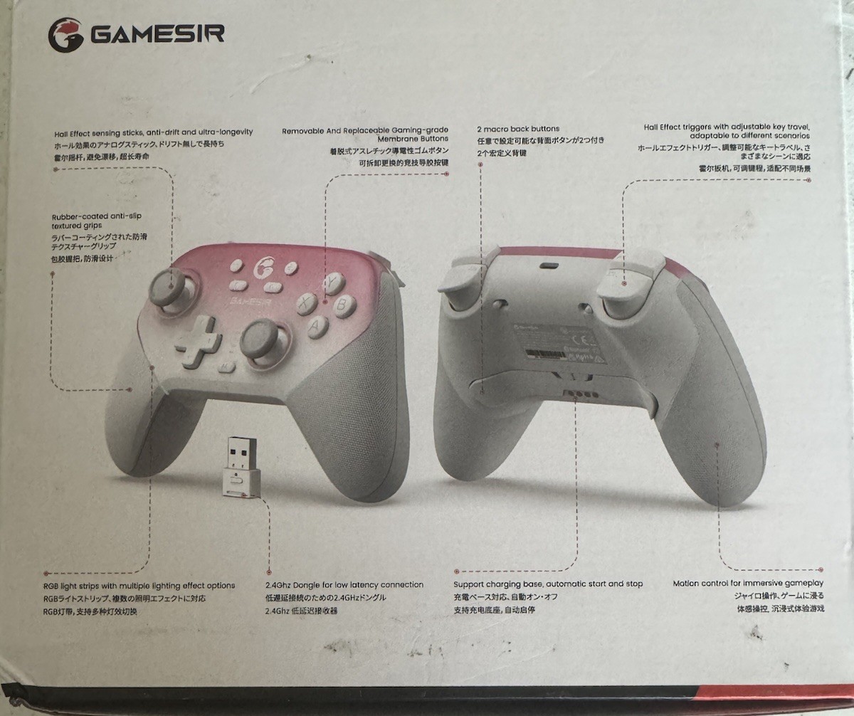 New GameSir Super Nova Wireless Gaming Controller for PC/Switch/iOS/Android