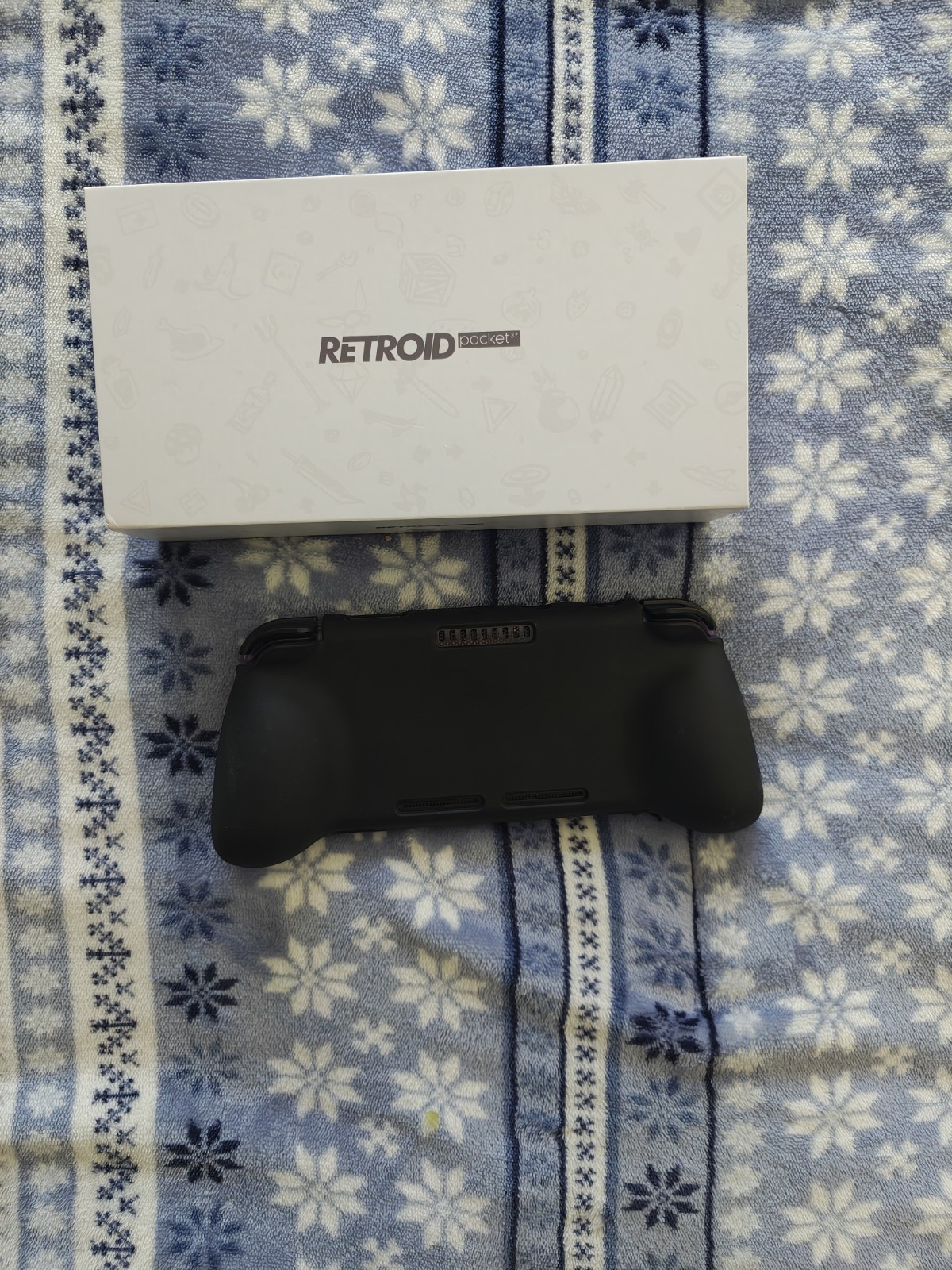 Retro Pocket 3 Plus with Grip Case Purple Clear Color
