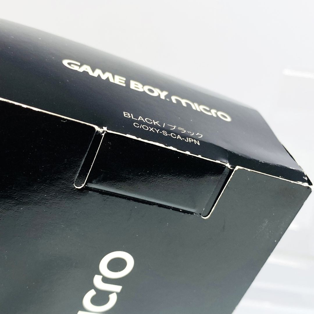 Nintendo Game Boy Micro Black OPEN BOX OFFICIAL JAPAN IMPORT GENUINE