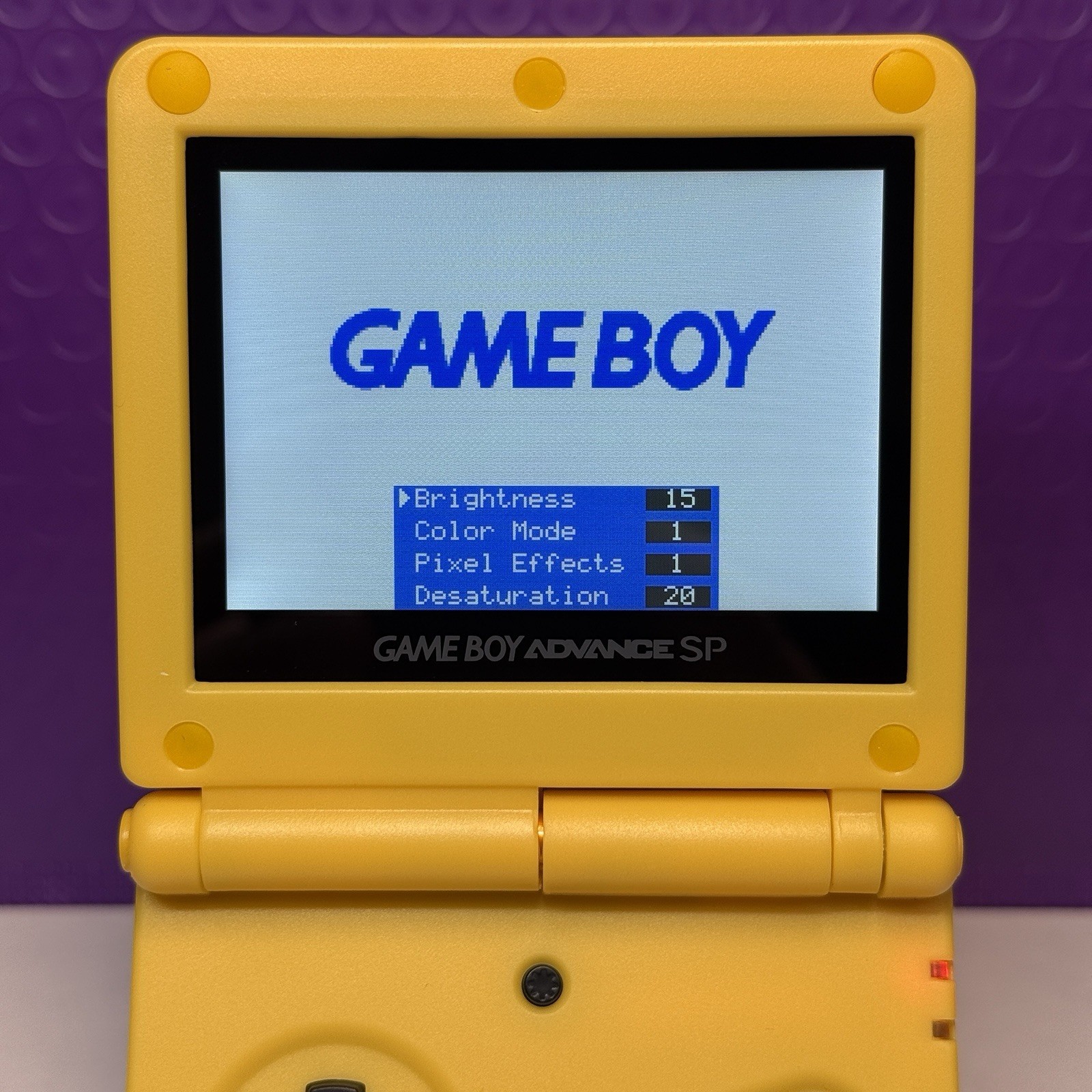 Gameboy Advance SP V5 IPS Mod (Brighter Screen) GBA SP System – Pikachu