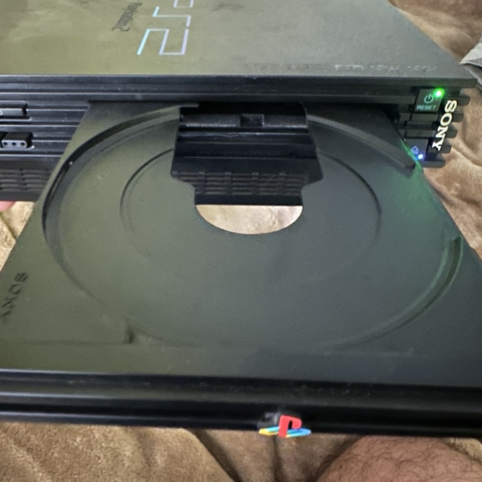 Sony PlayStation 2 PS2 Console W Netw Adapter Tested Working NTSC U C + 2 games