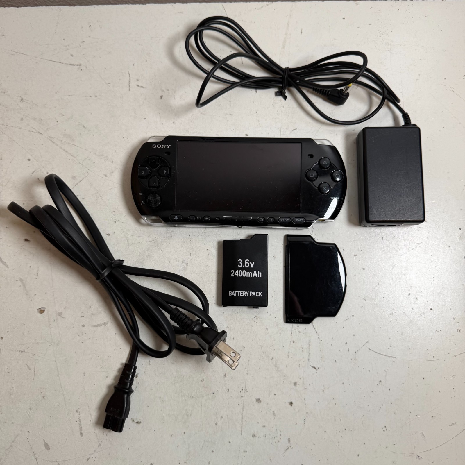 Sony Playstation PSP-3001 Series Black Portable Handheld Gaming Console System