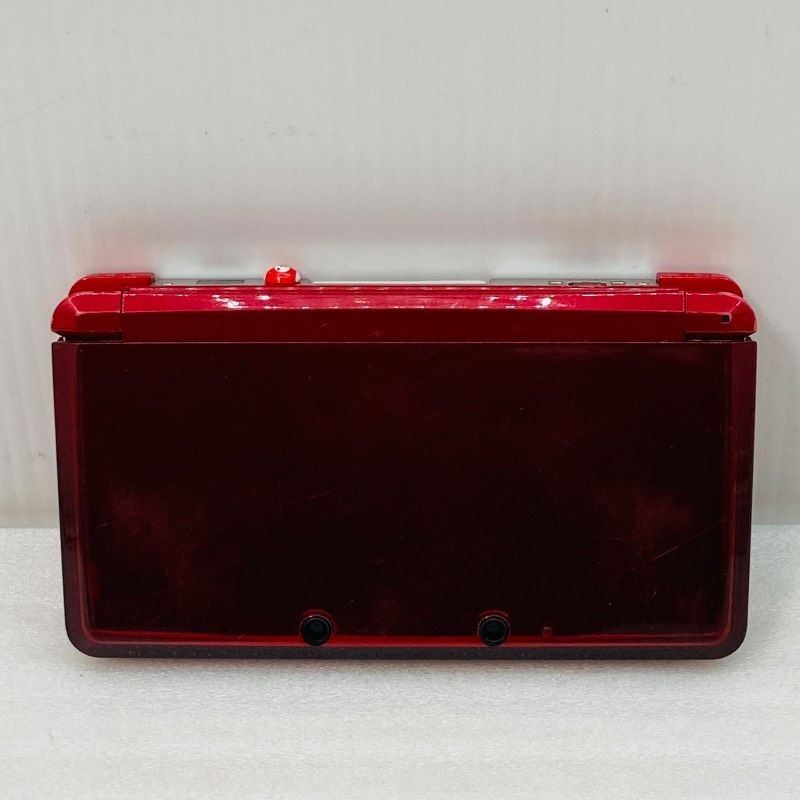 Nintendo 3DS CTR-001 Metallic Red Console Tested Working Charger SD Stylus
