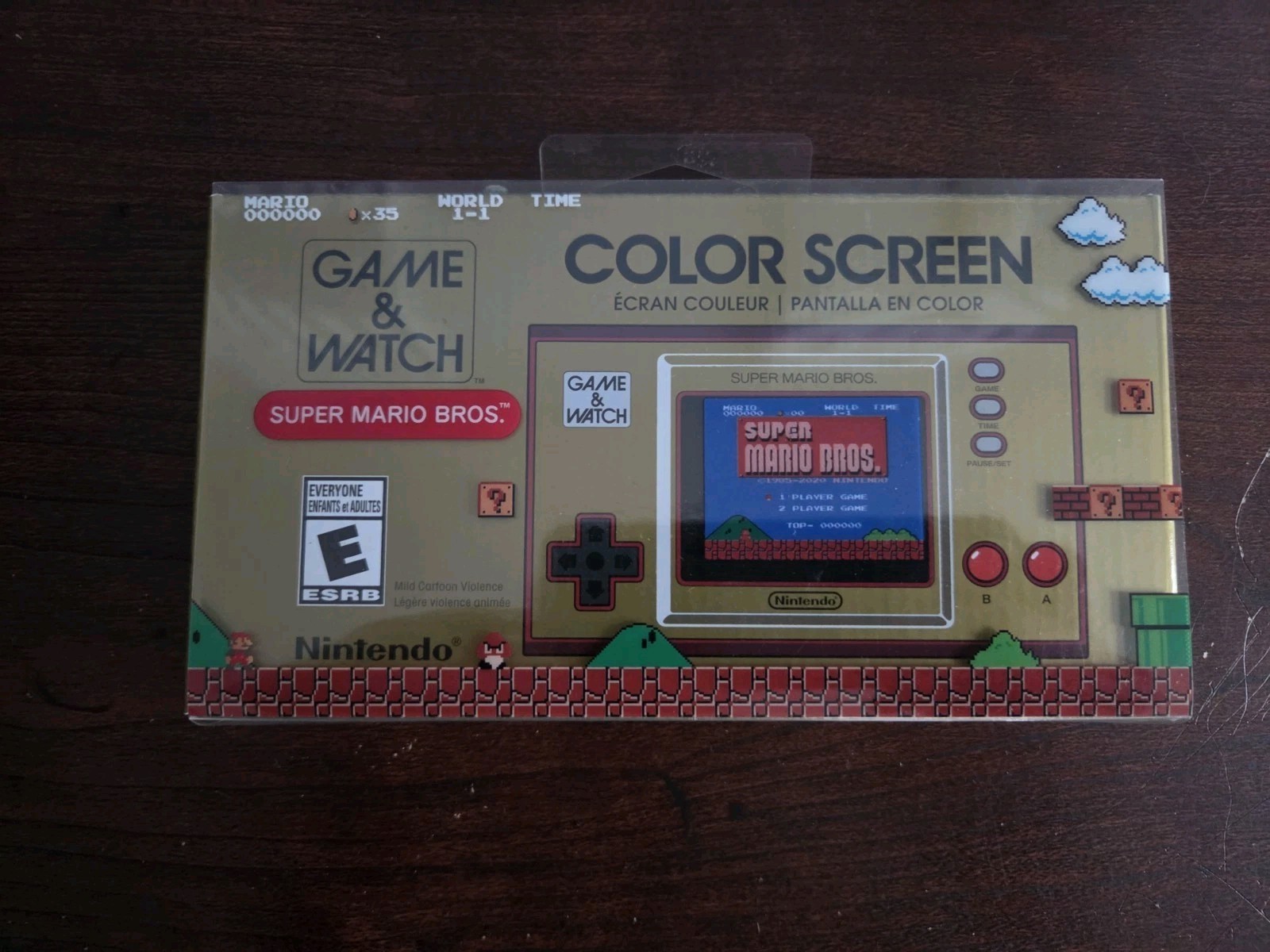 Nintendo Game and Watch Super Mario Bros Color Screen *NEW and Sealed*