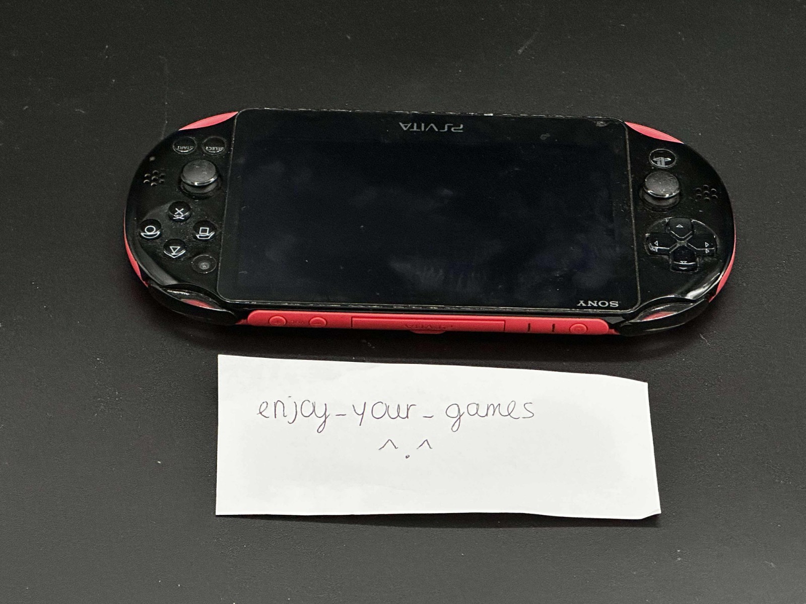 Sony PS Vita LED PCH-2000/2001 Black/Pink WIFI with Charger – SHIP IN 1-DAY