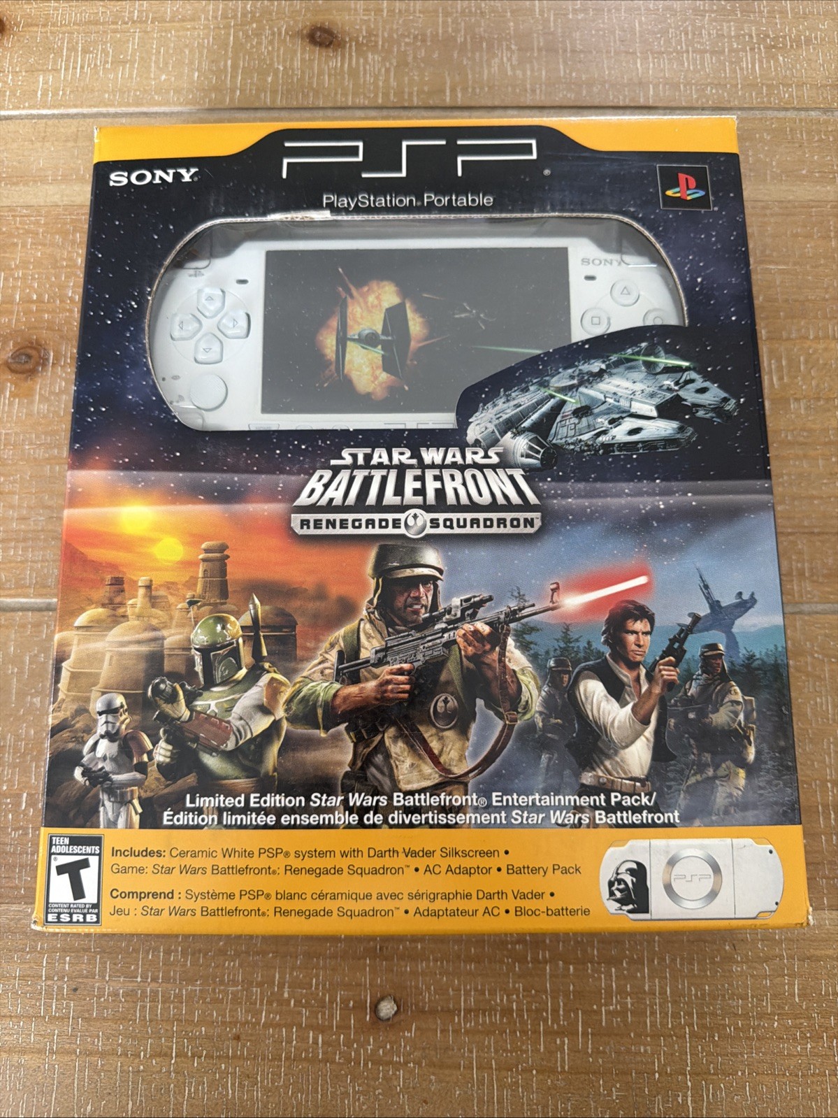 NEW SEALED Sony PSP 2000 Star Wars Battlefront Renegade Squadron System Console