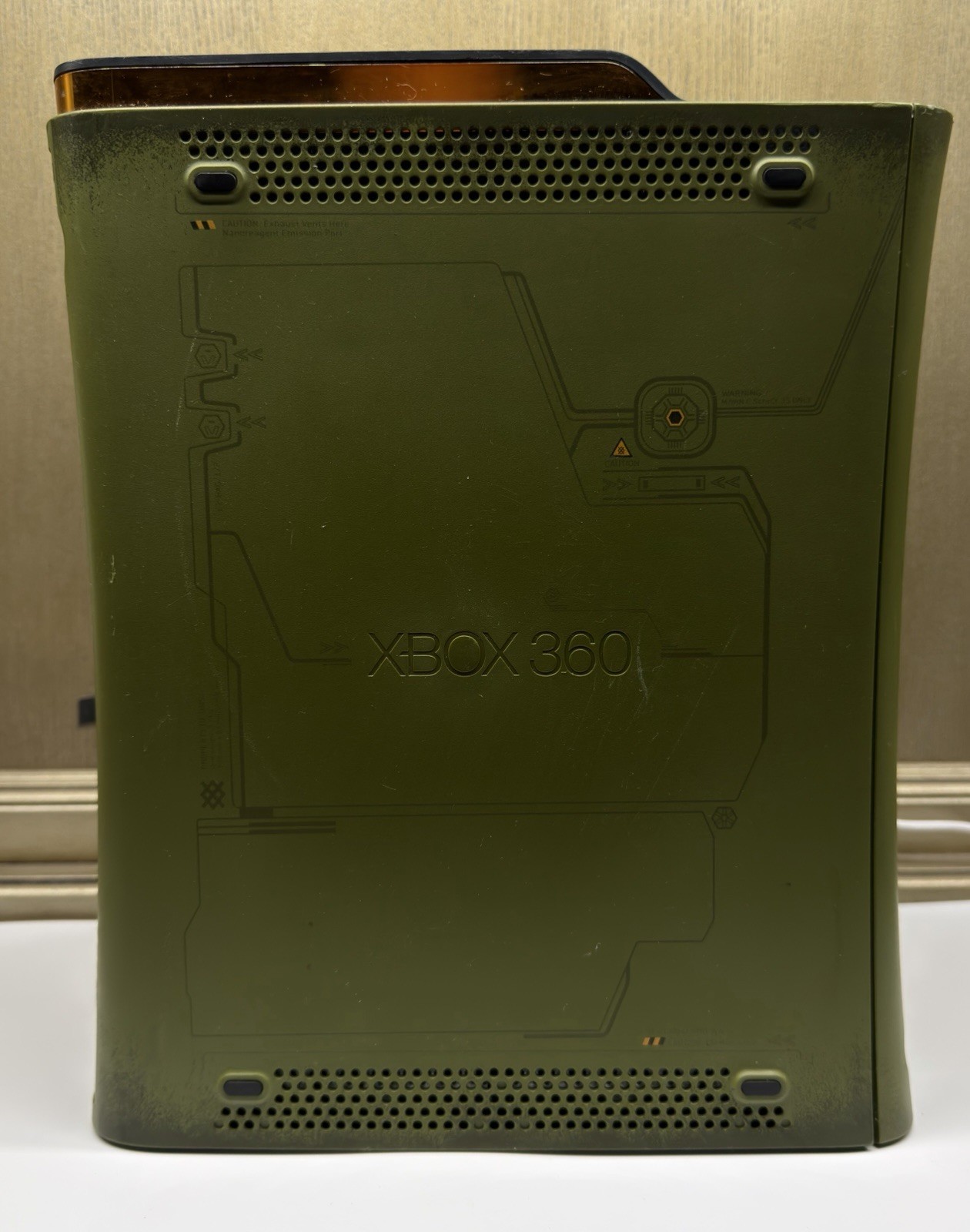 Xbox 360 Halo 3 Special Edition Console Only Green Untested For Parts