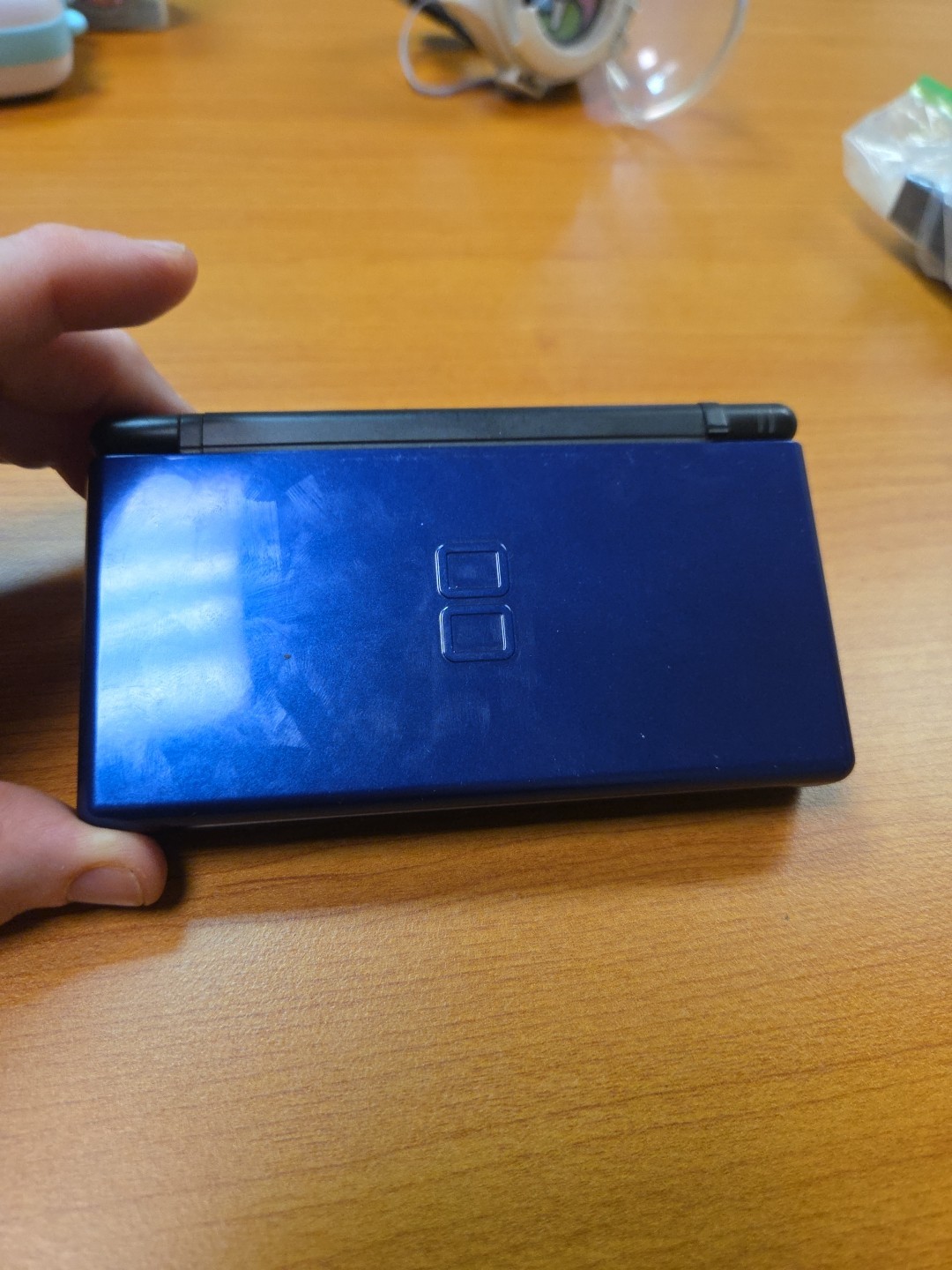 Nintendo DS Lite Cobalt Used Good Condition Tested But No Charger Included