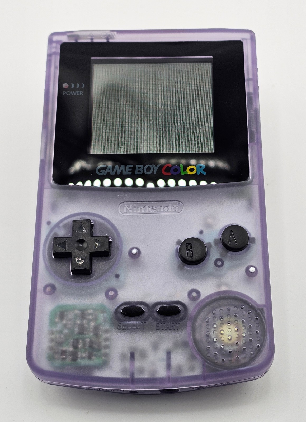 Nintendo Game Boy Color Handheld Game Console Clear Purple CGB-001