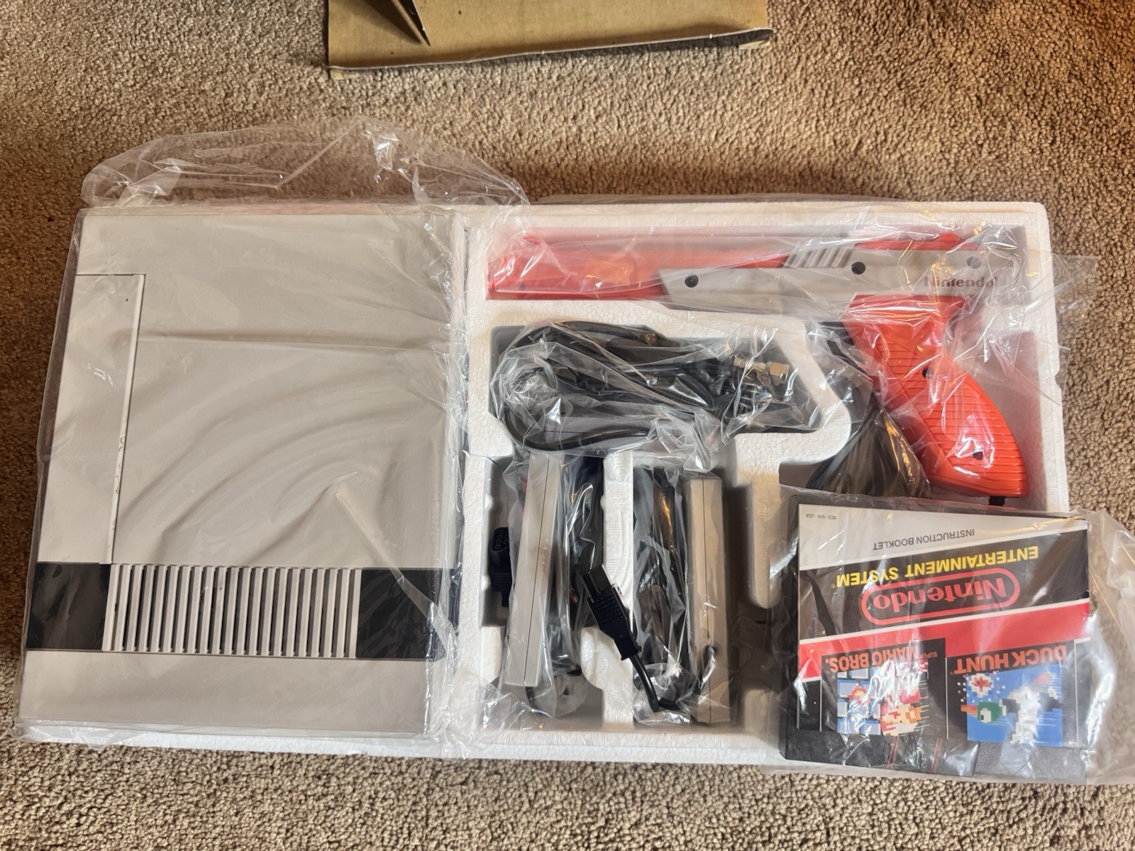 Nintendo NES Action Set Home Console – White/Gray [CIB] Mint Condition!