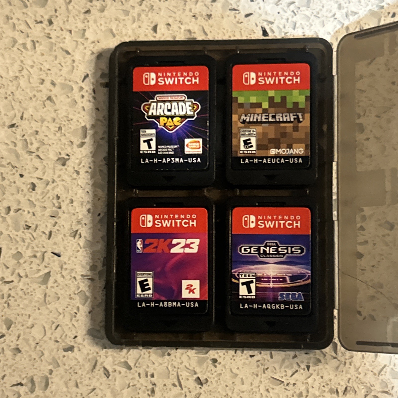 Nintendo Switch HAC-001(-01) 32GB Console Bundle 128gb Sd /Dock /4 Games Read
