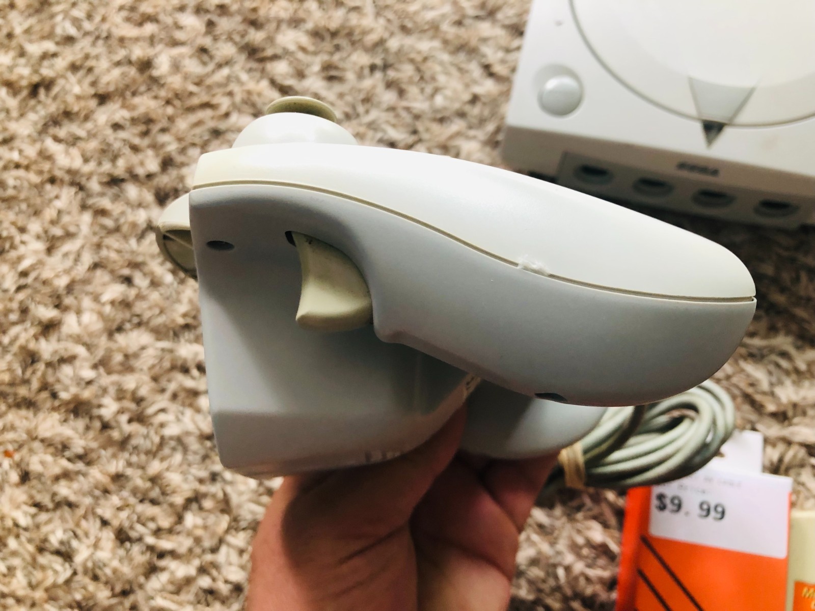 Sega Dreamcast Console System HKT-3020 With 2 Controllers & Memory Card TESTED4!