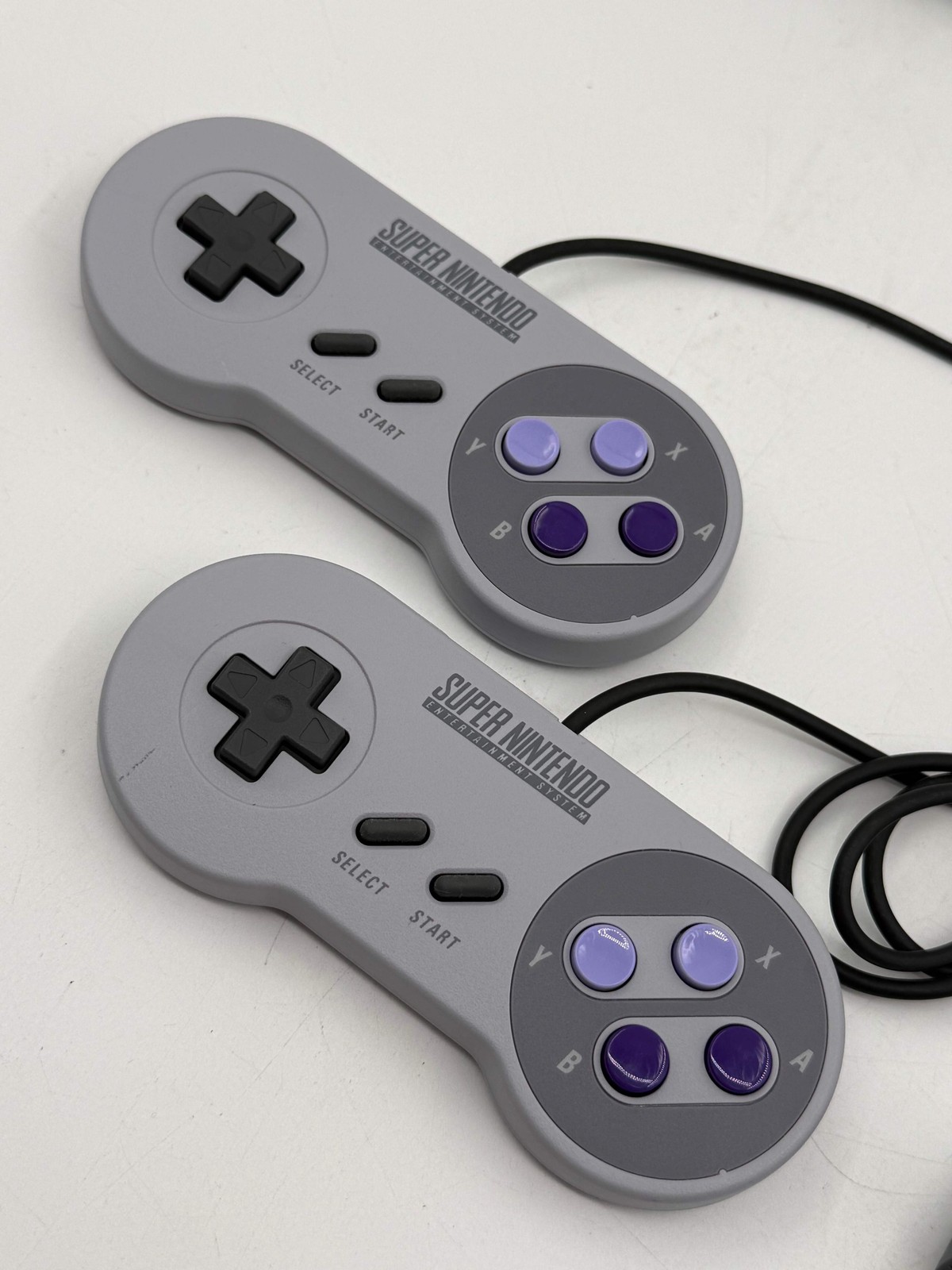Nintendo Super NES Control Deck CLV-201 + Controllers Gray – Used VGC