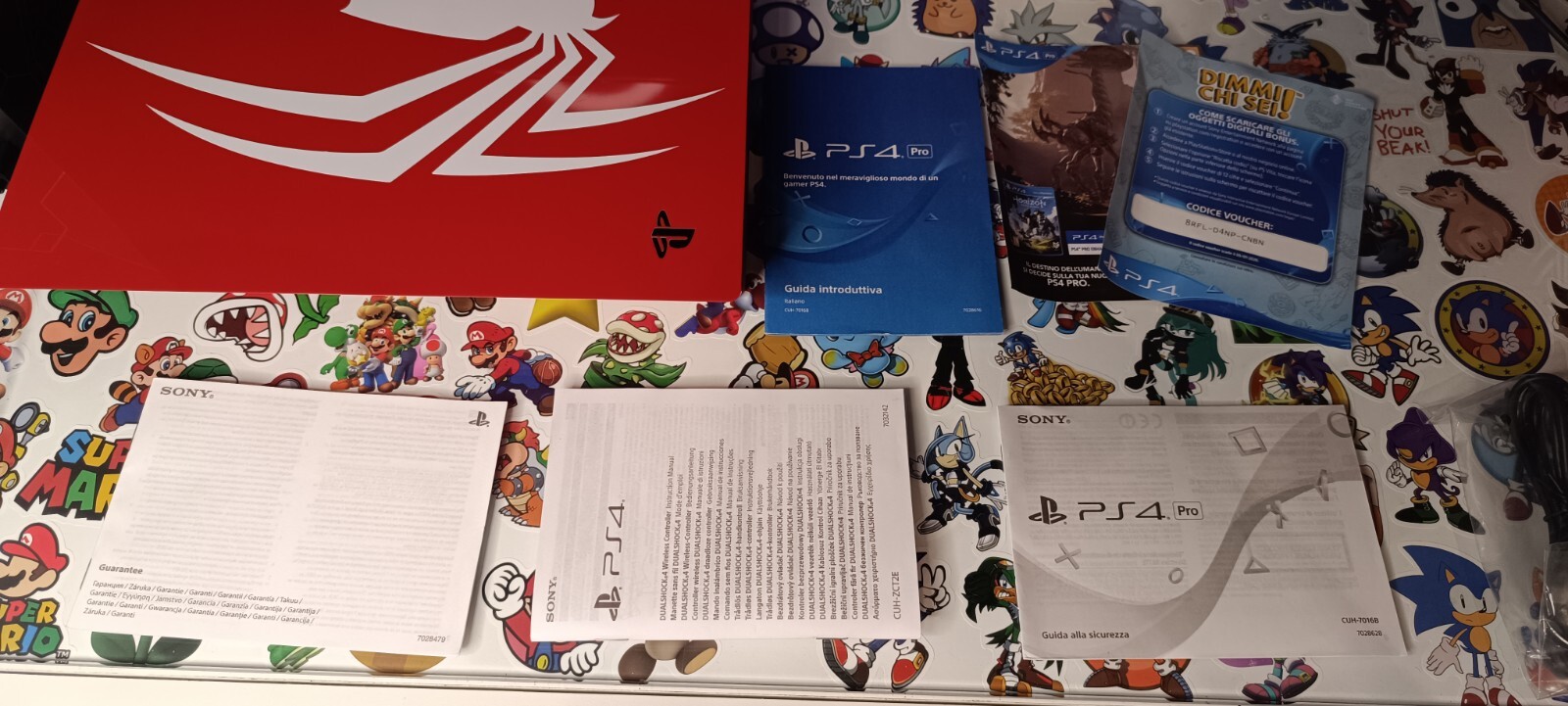 Sony PlayStation 4 Pro 1TB Spider Man Spiderman Limited Edition