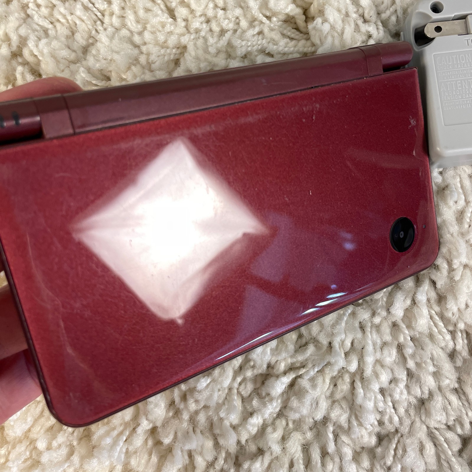 Nintendo DSi XL Red Burgundy Handheld Console System UTL-001 Tested