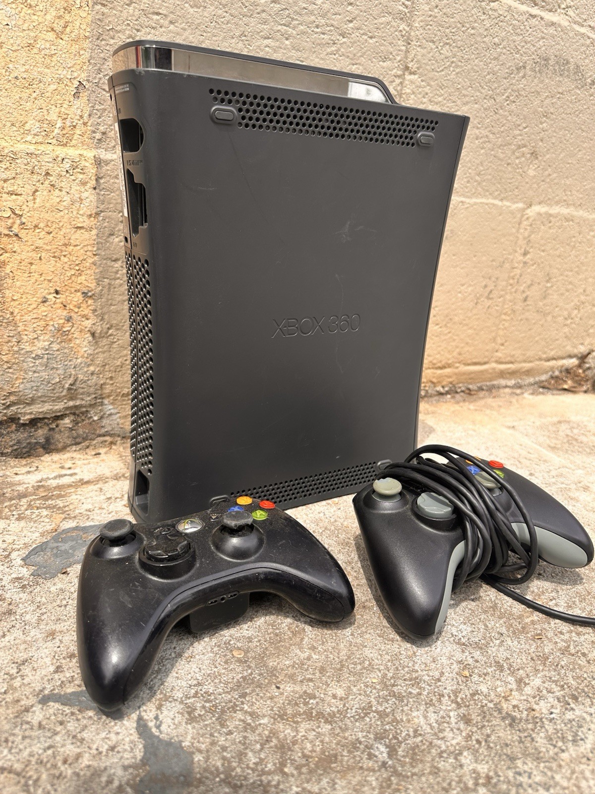 Xbox 360 “fat” 120GB Used W/ Two Controllers