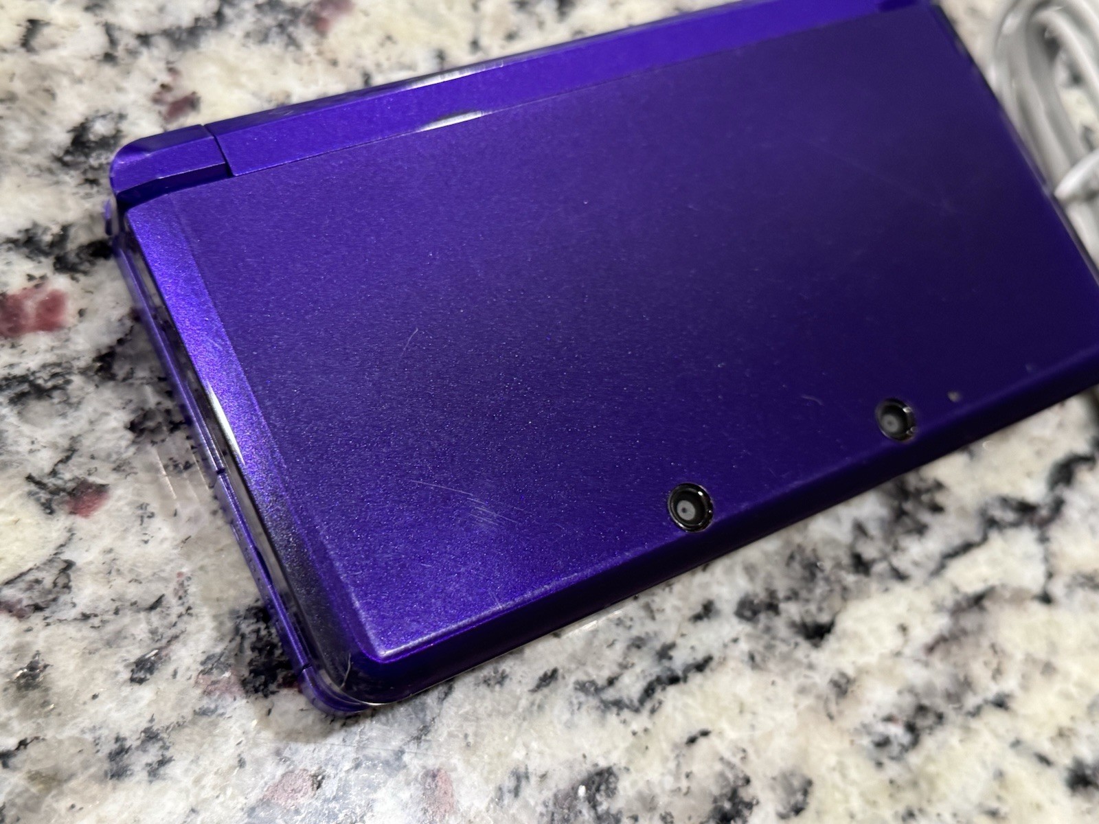 Midnight Purple Nintendo 3DS w/Charger & Games + FREE US SHIPPING!