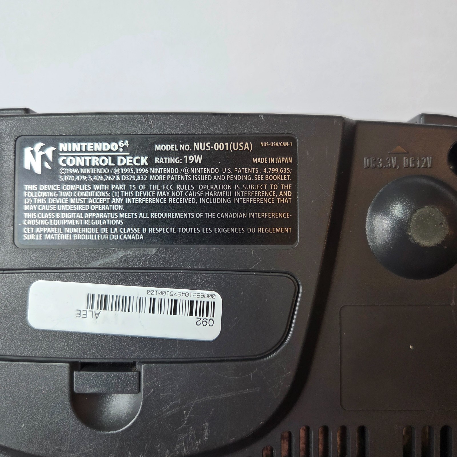 Nintendo N64 System w/ Mario Party Game 2 Controllers & Accessories Tested Works