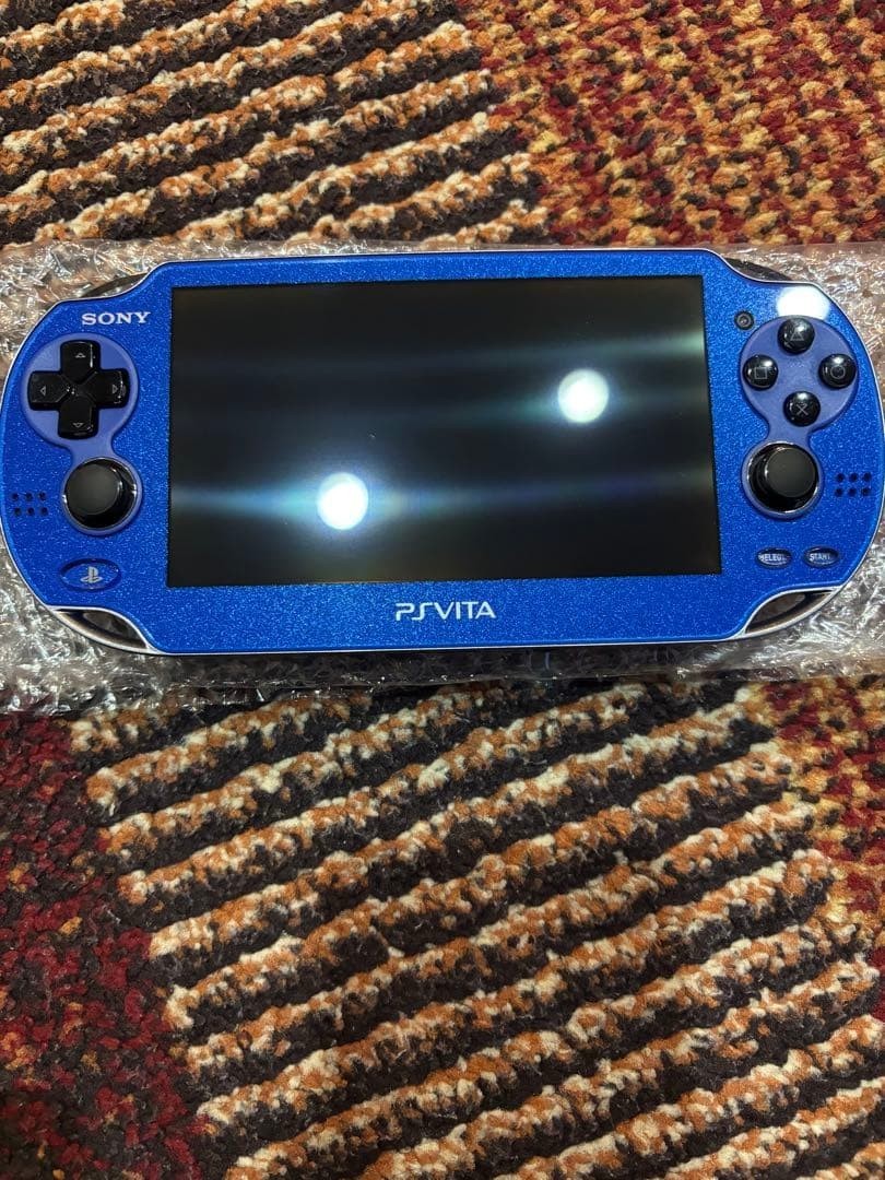 Excellent SONY PS Vita PCH-1000 Console Sapphire Blue