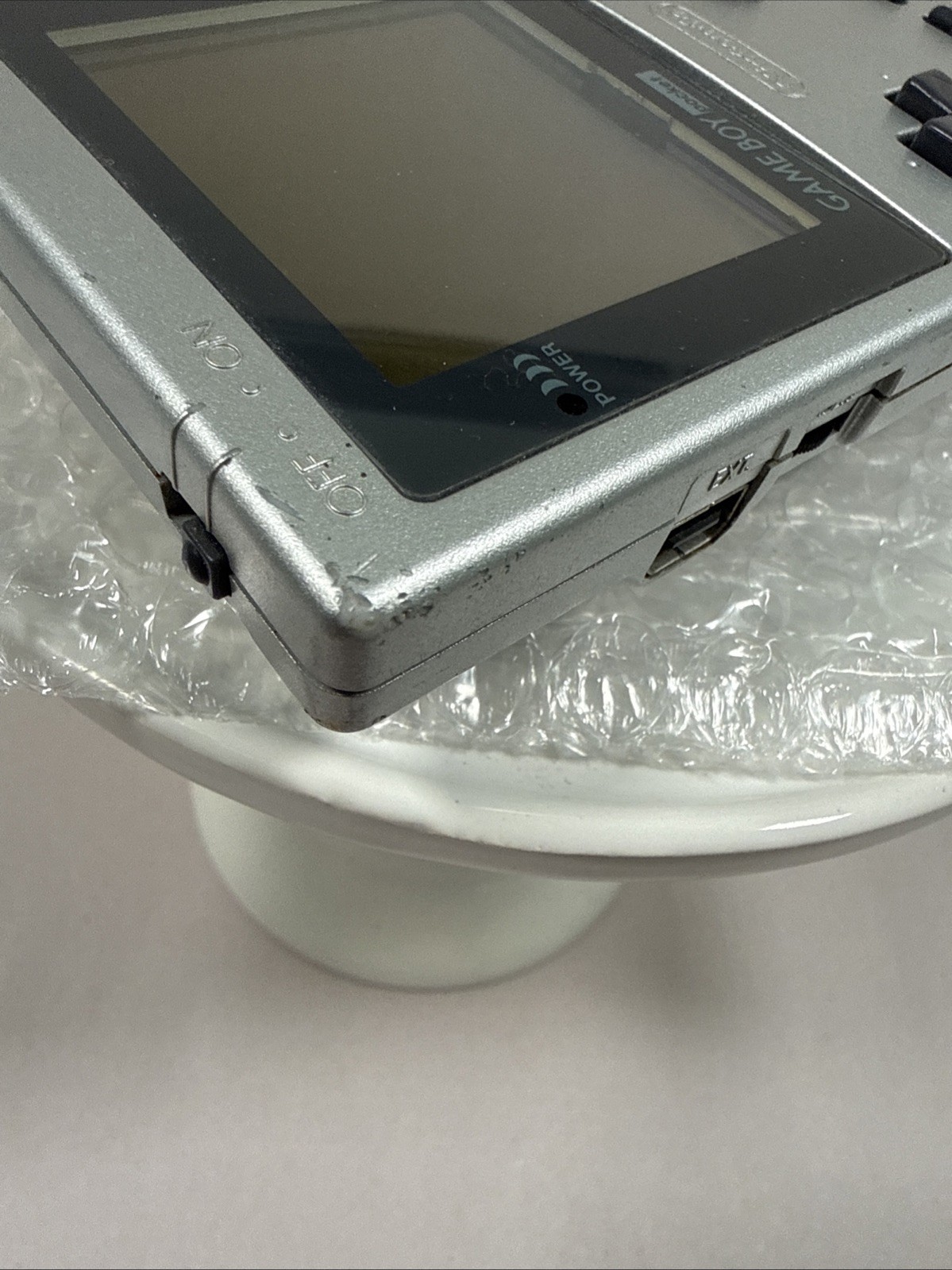 Nintendo Game Boy Pocket Silver MGB-001 Handheld Console Tested Working No Game