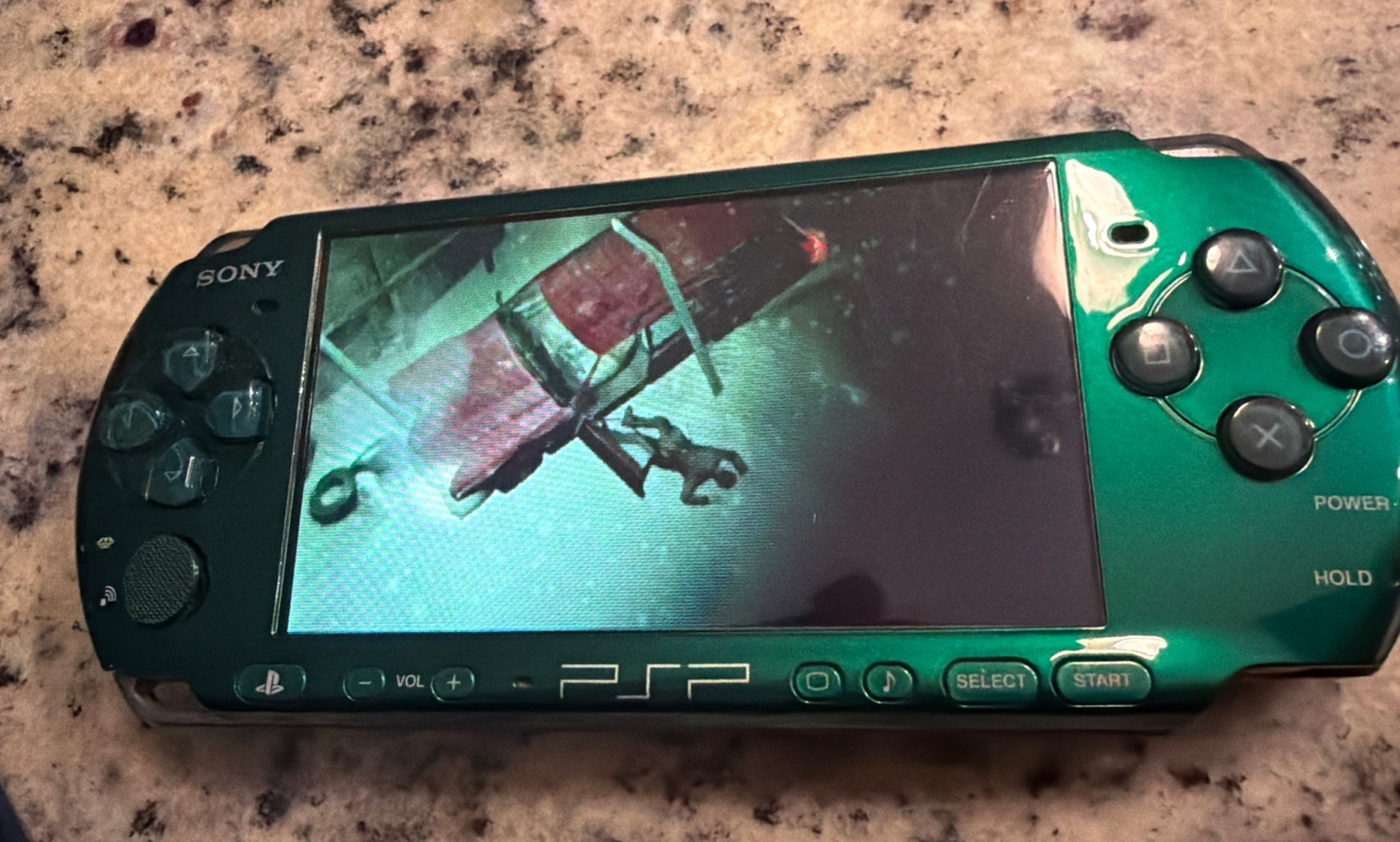 Sony PSP 3000 Carnival Green Black 128 Gb Games Games Games Very Clean Tested 13